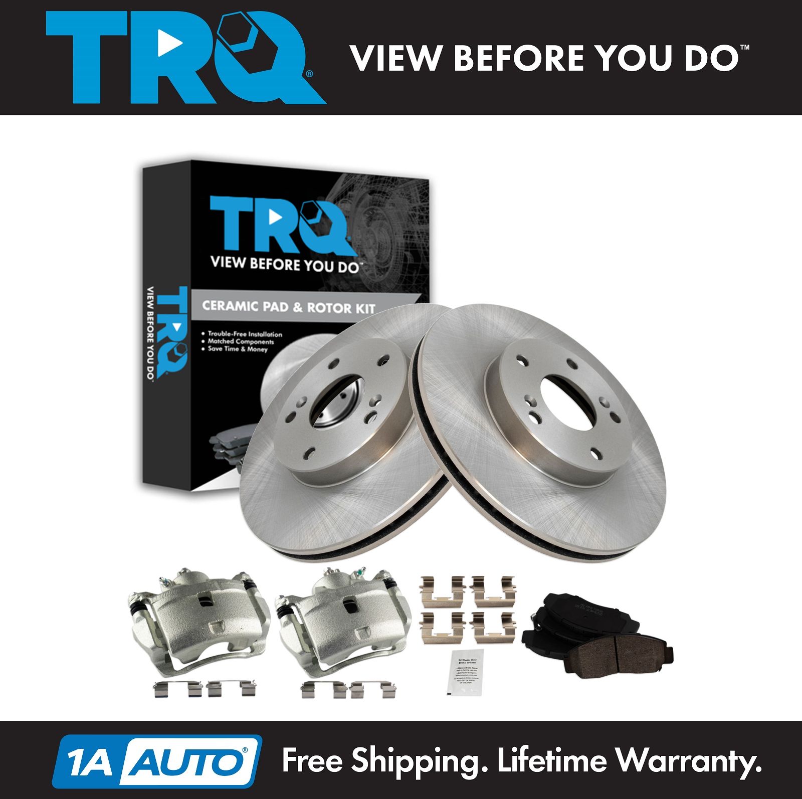 <b>Ceramic Brake Pad & Rotor Kit</b>