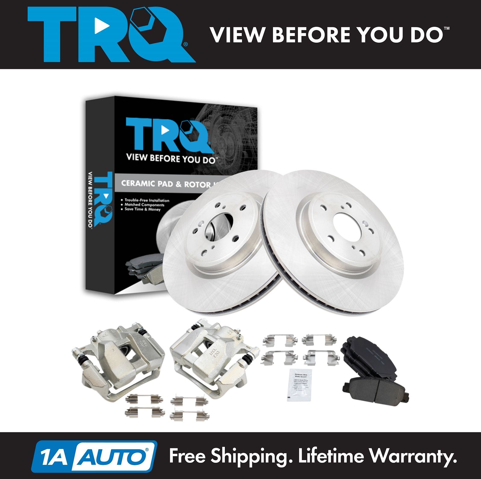 <b>Ceramic Brake Pad & Rotor Kit</b>