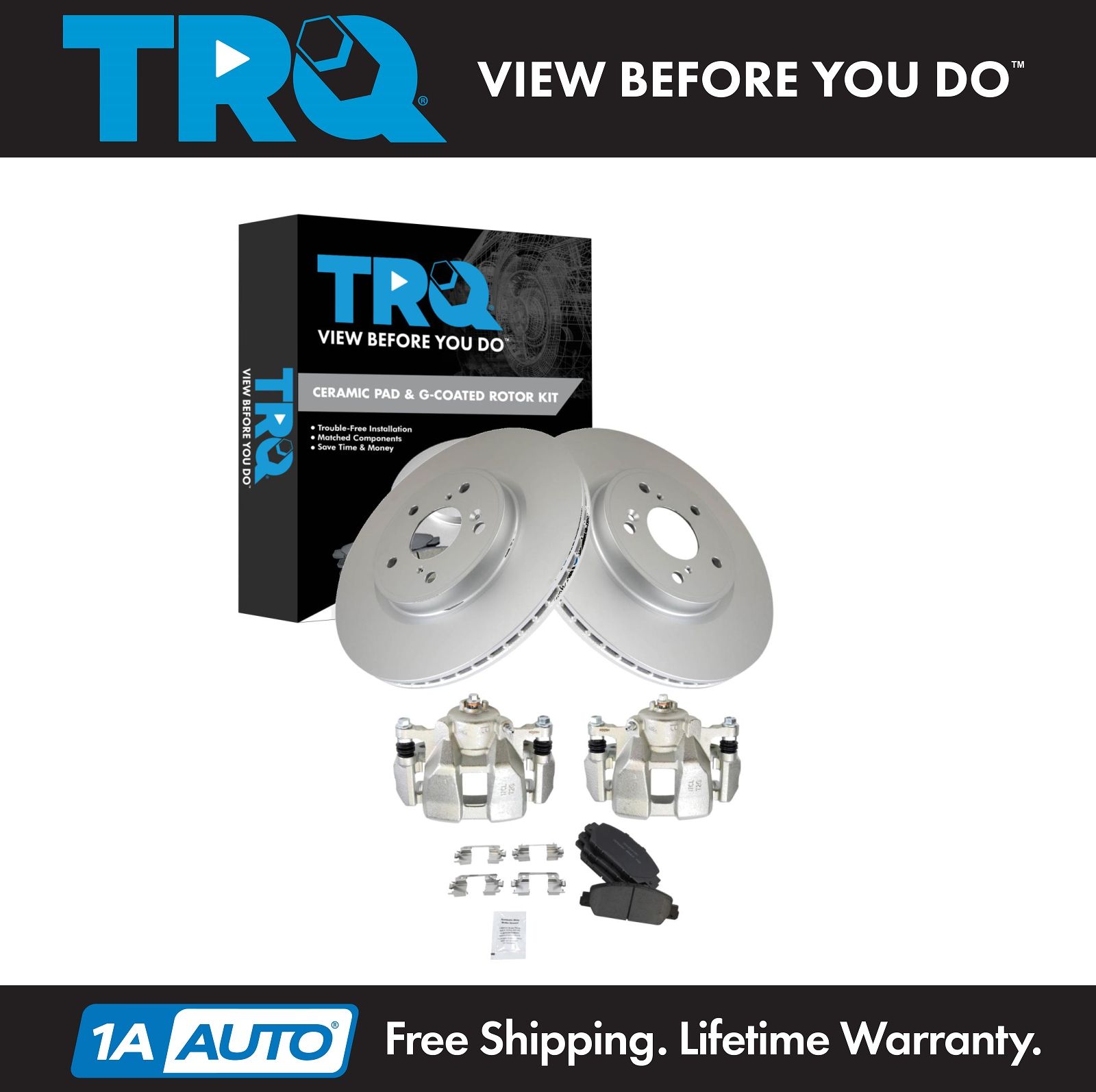<b>Ceramic Brake Pad & Rotor Kit</b>