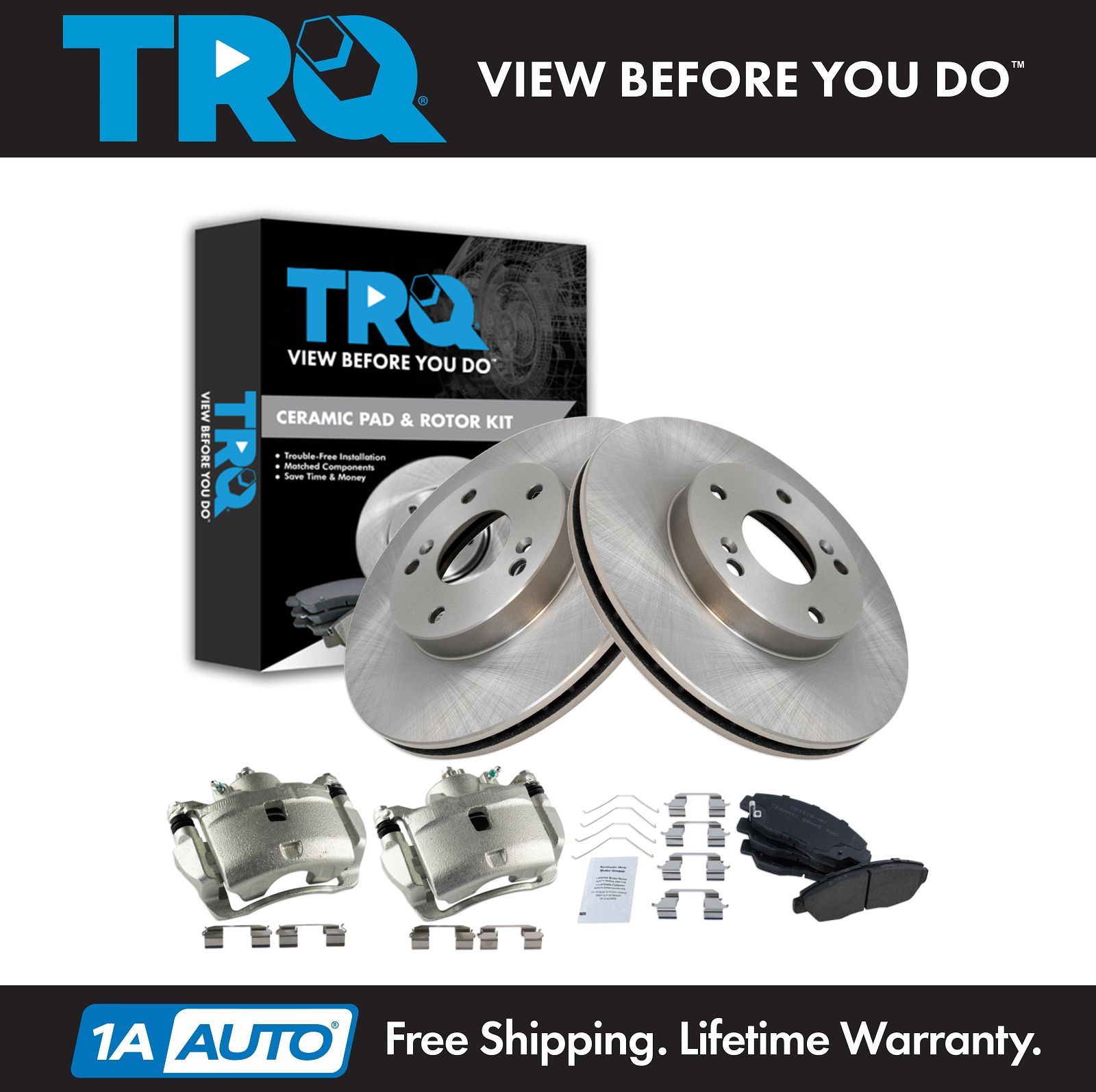 <b>Ceramic Brake Pad & Rotor Kit</b>