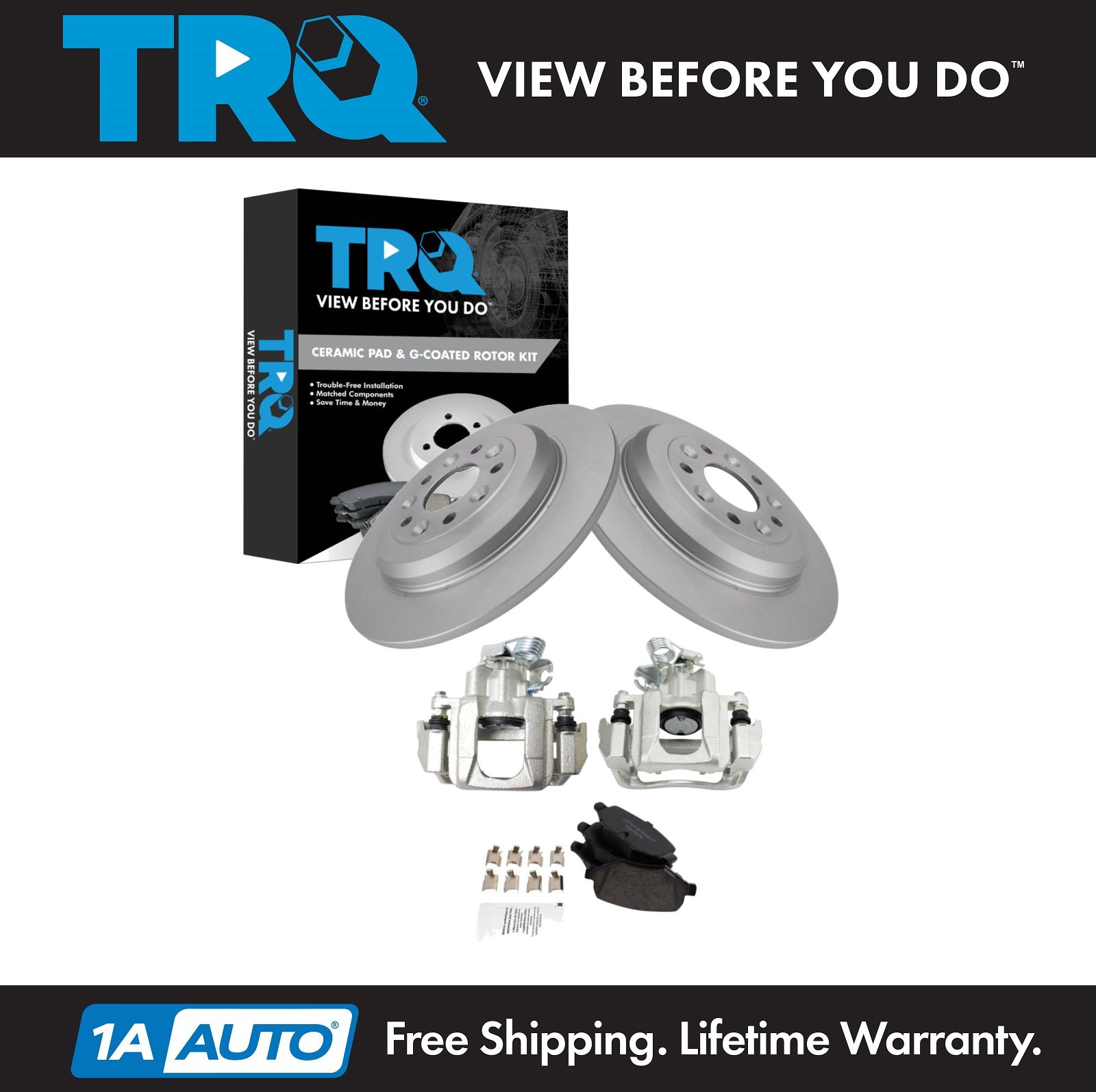 <b>Ceramic Brake Pad & Rotor Kit</b>