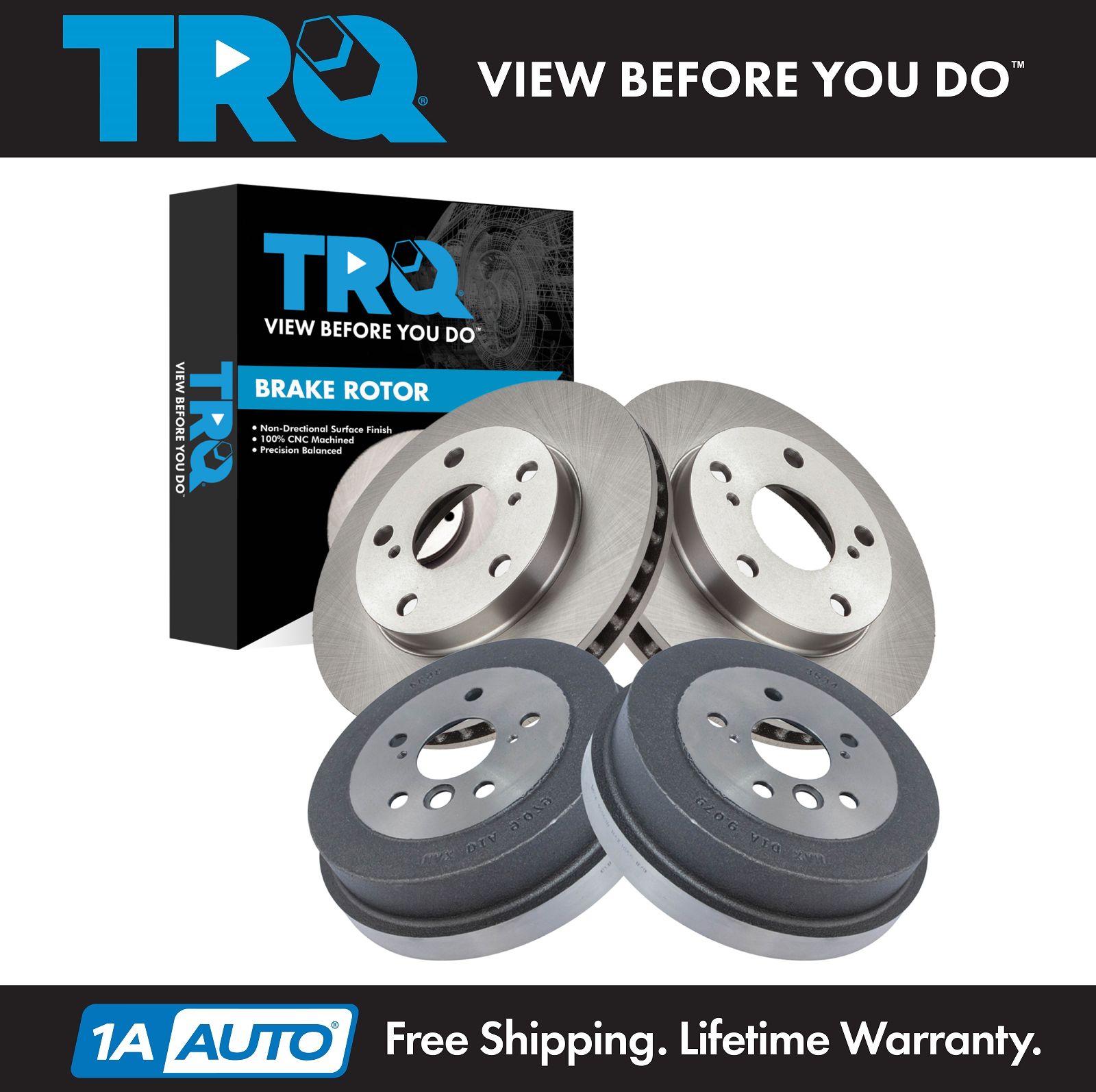 <b>4 Piece Brake Rotor Set</b>