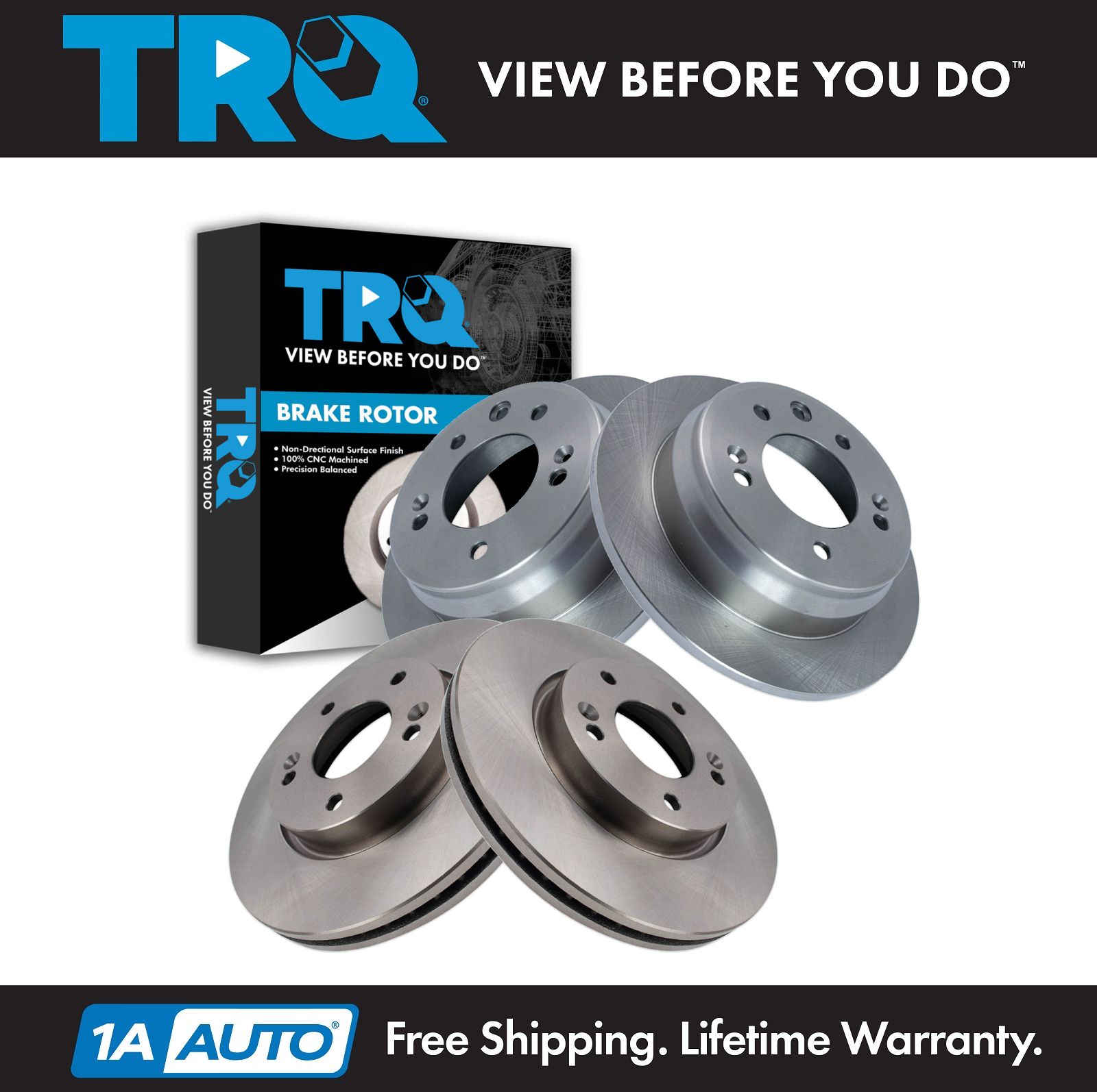 <b>4 Piece Brake Rotor Set</b>