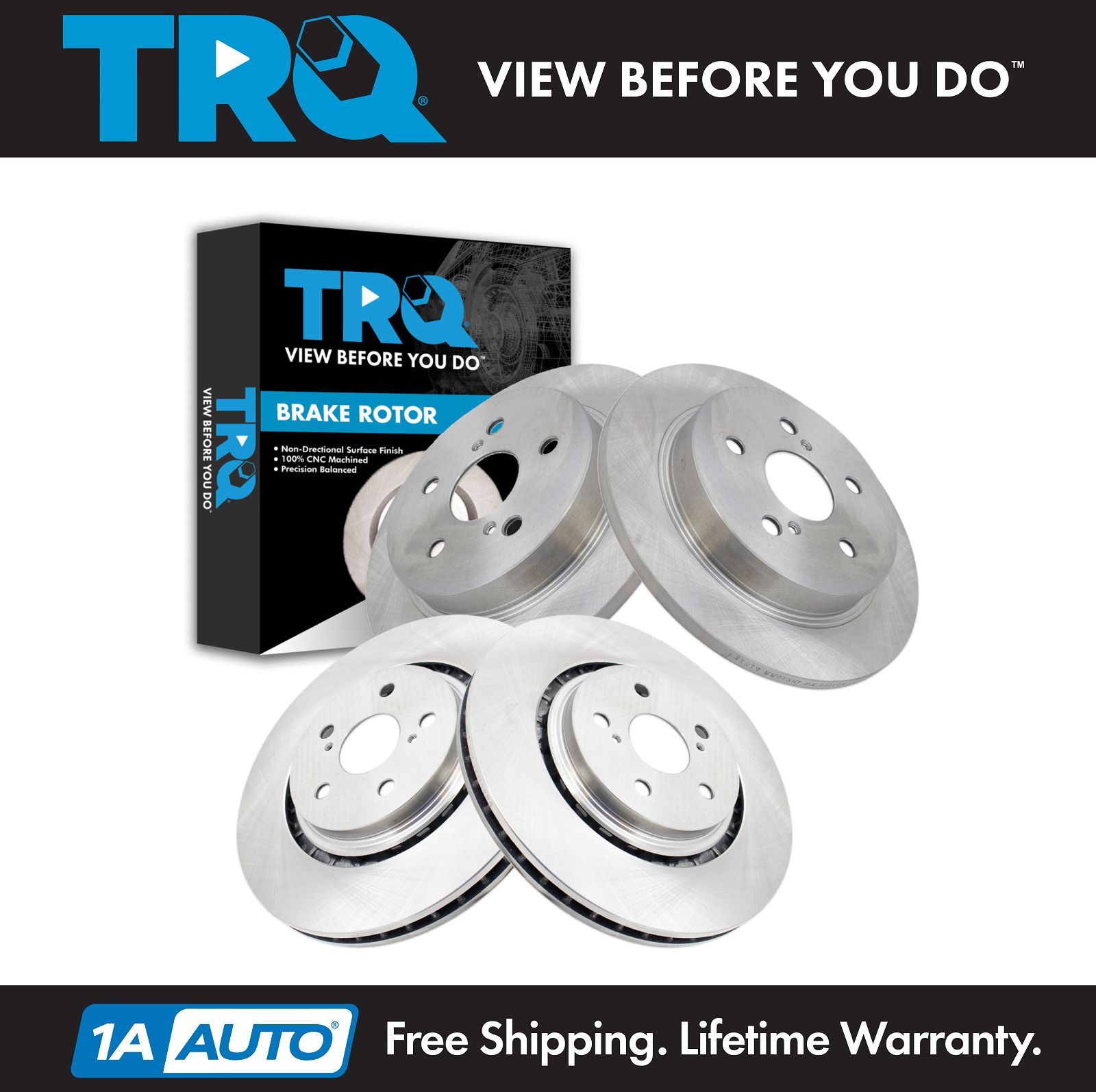 <b>4 Piece Brake Rotor Set</b>