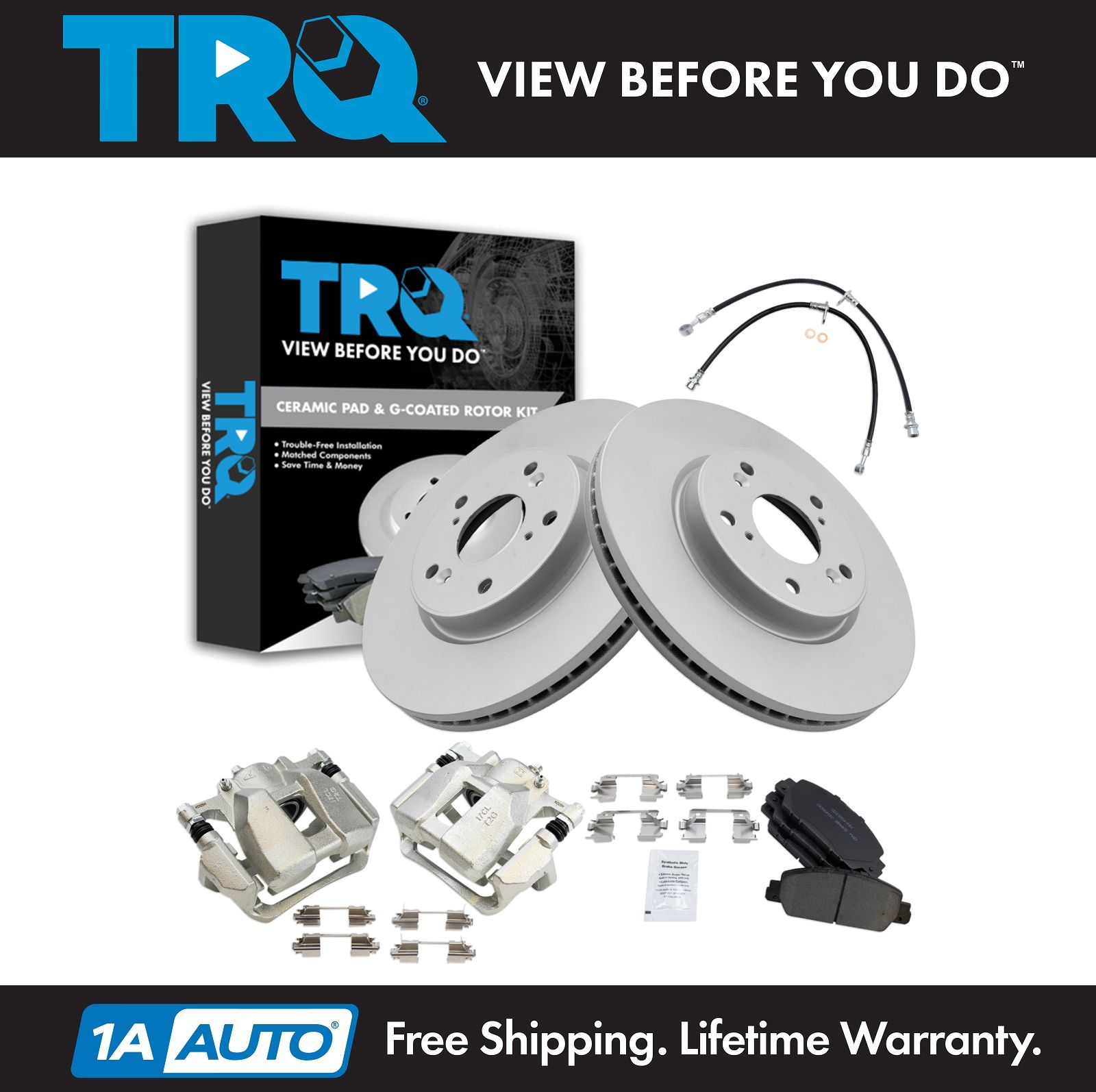 <b>Ceramic Brake Pad & Rotor Kit</b>