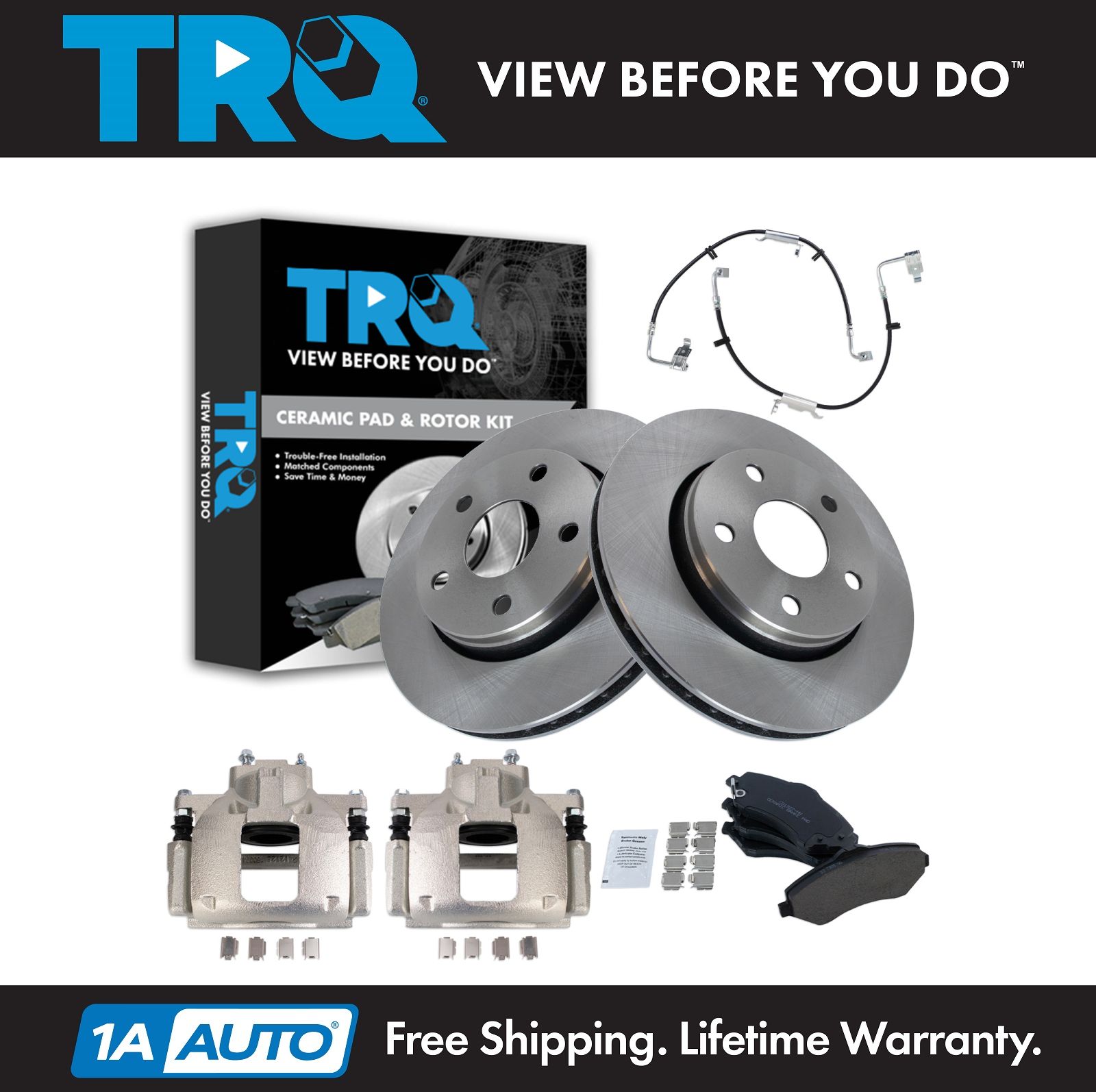 <b>Ceramic Brake Pad & Rotor Kit</b>