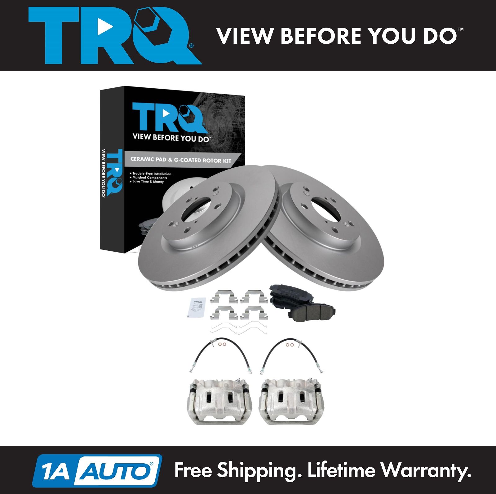 <b>Ceramic Brake Pad & Rotor Kit</b>