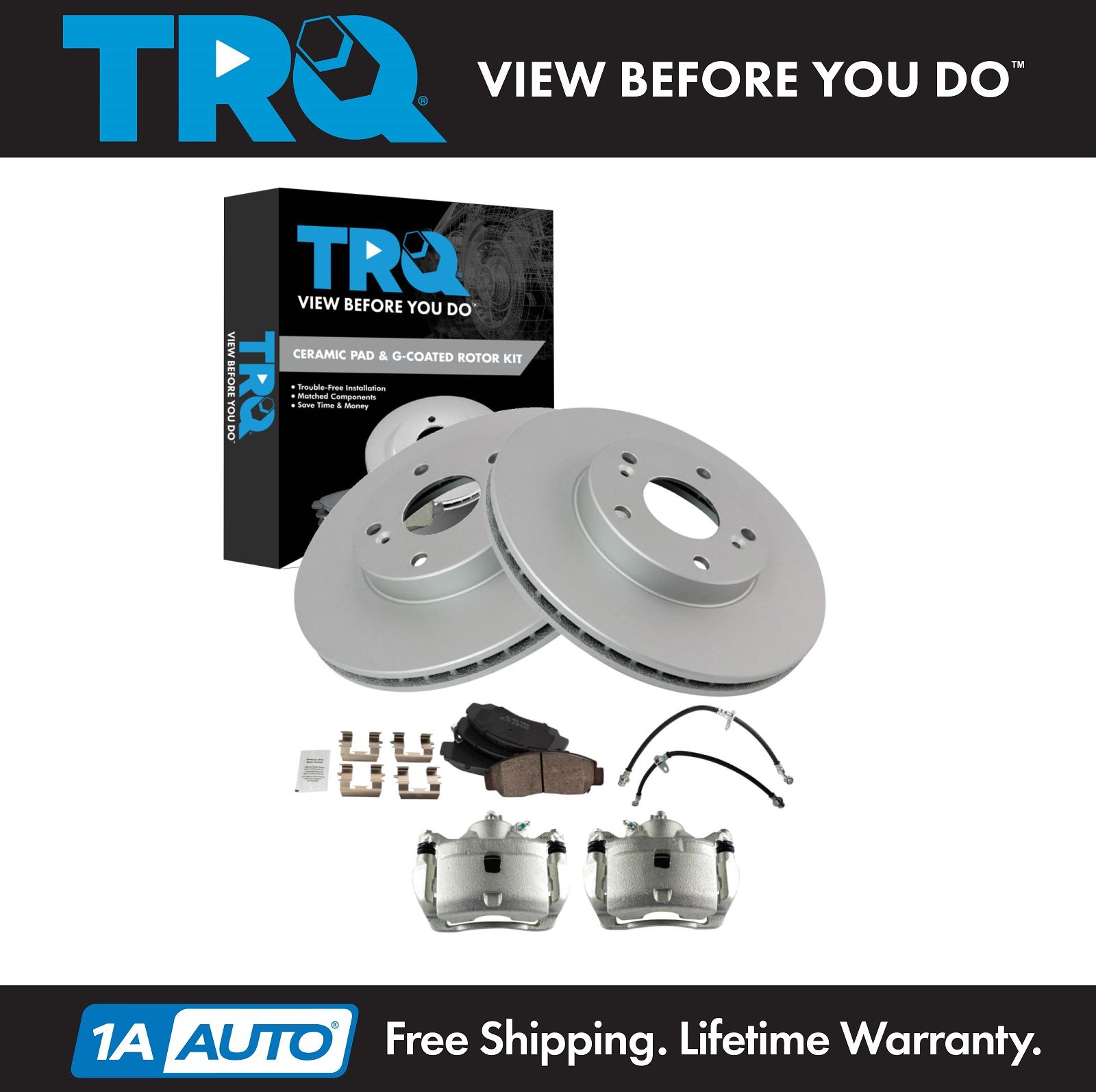 <b>Ceramic Brake Pad & Rotor Kit</b>