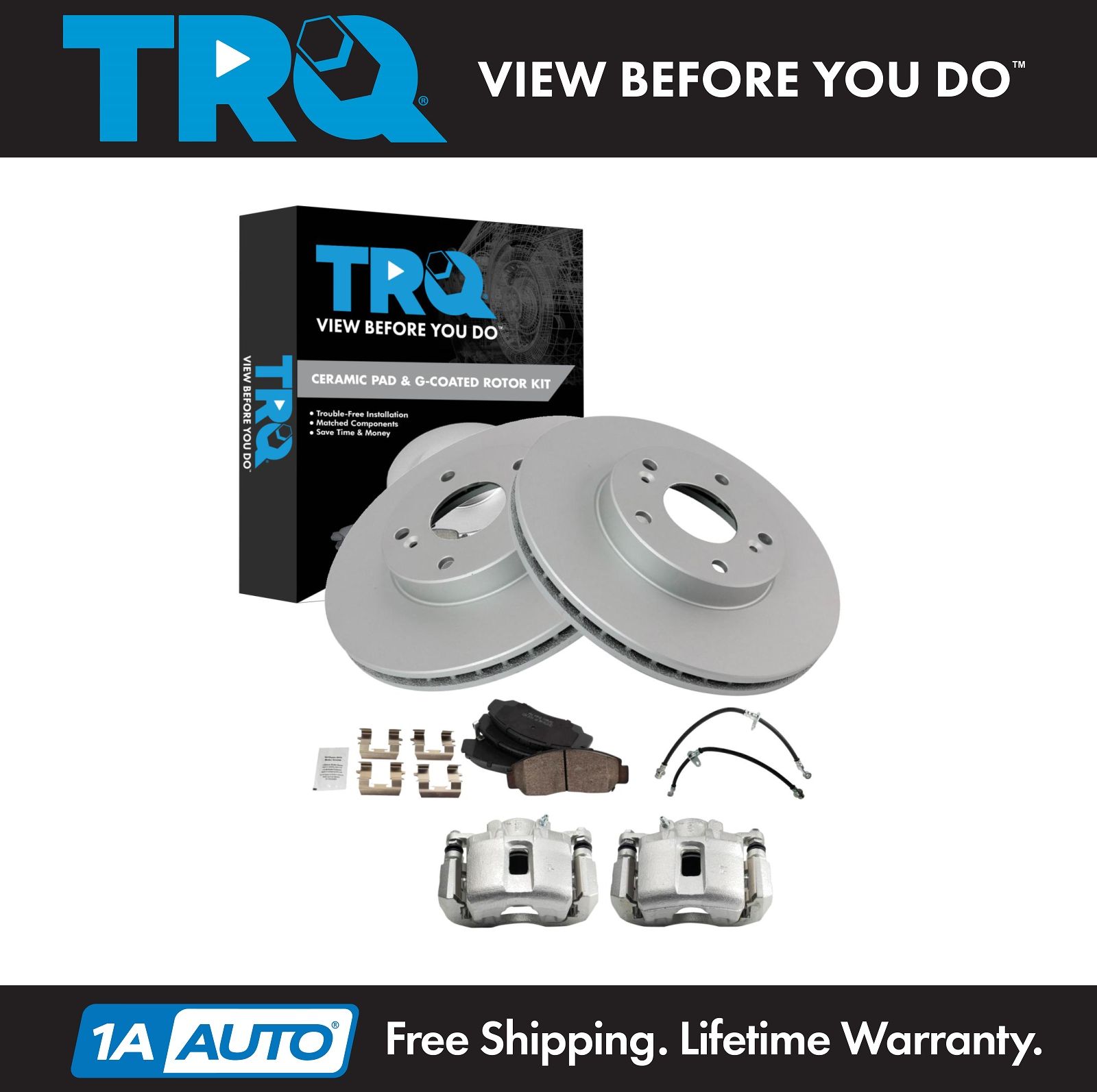 <b>Ceramic Brake Pad & Rotor Kit</b>