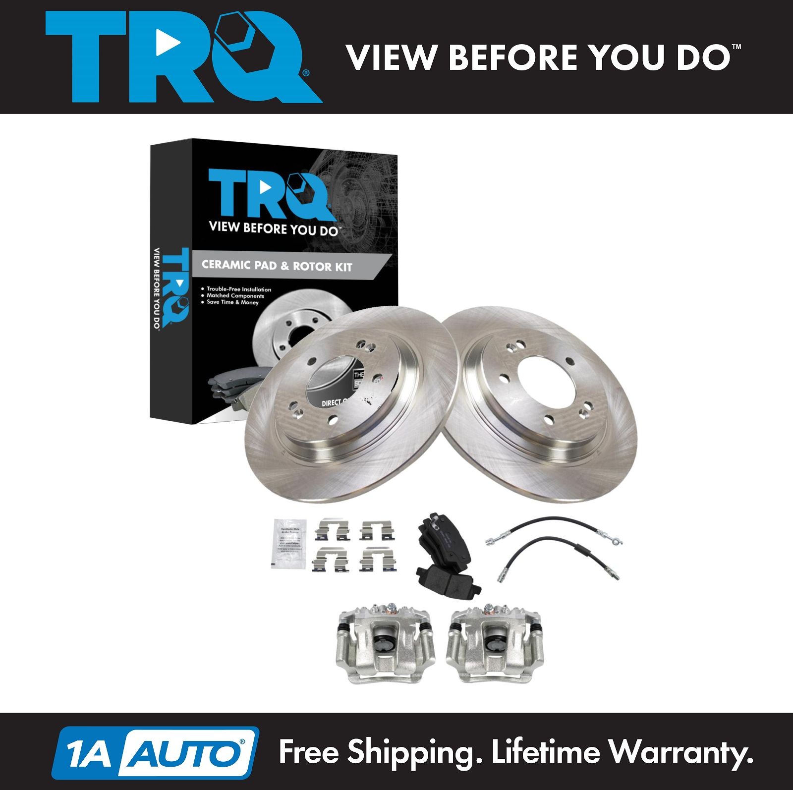 <b>Ceramic Brake Pad & Rotor Kit</b>