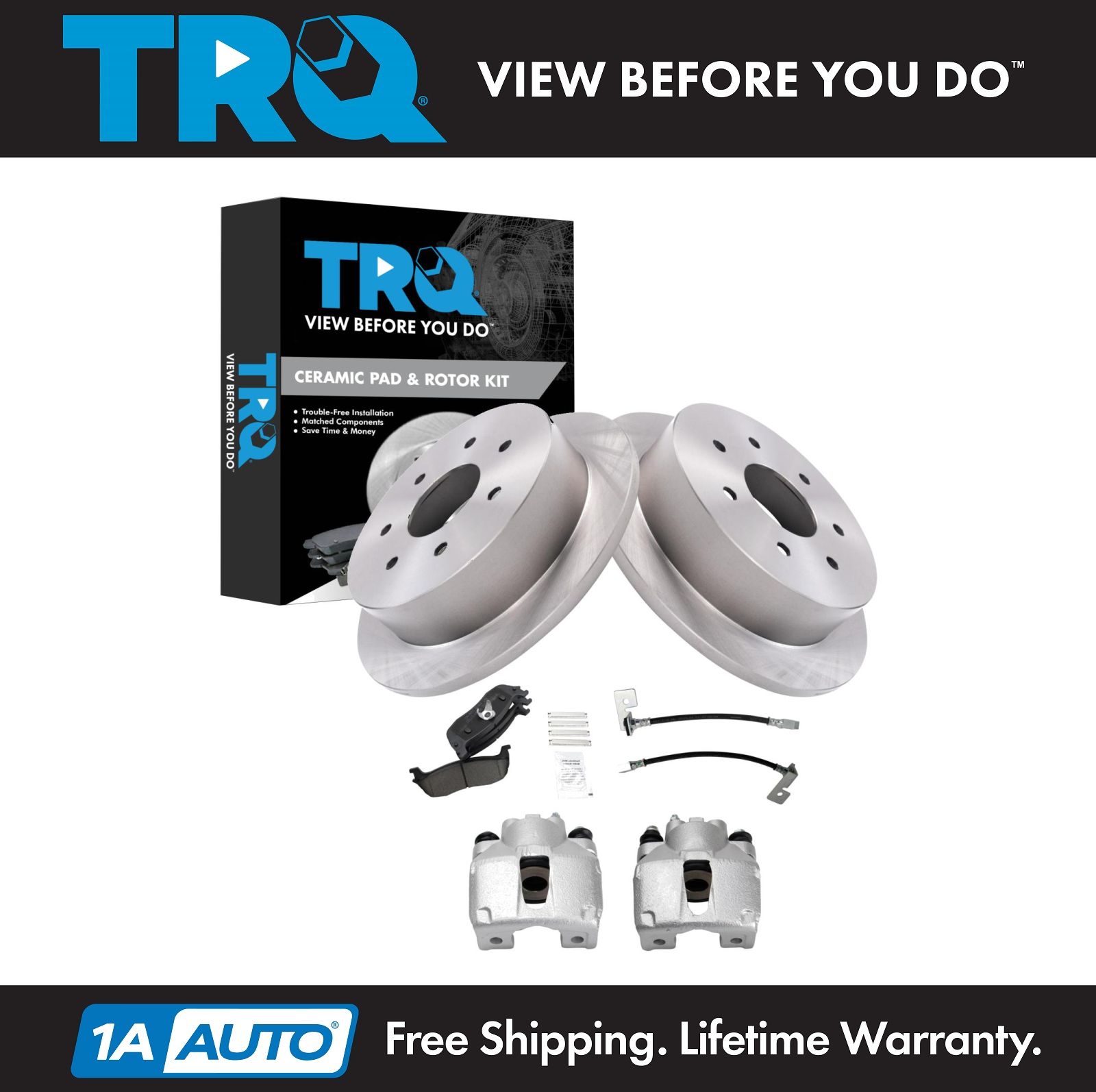 <b>Ceramic Brake Pad & Rotor Kit</b>