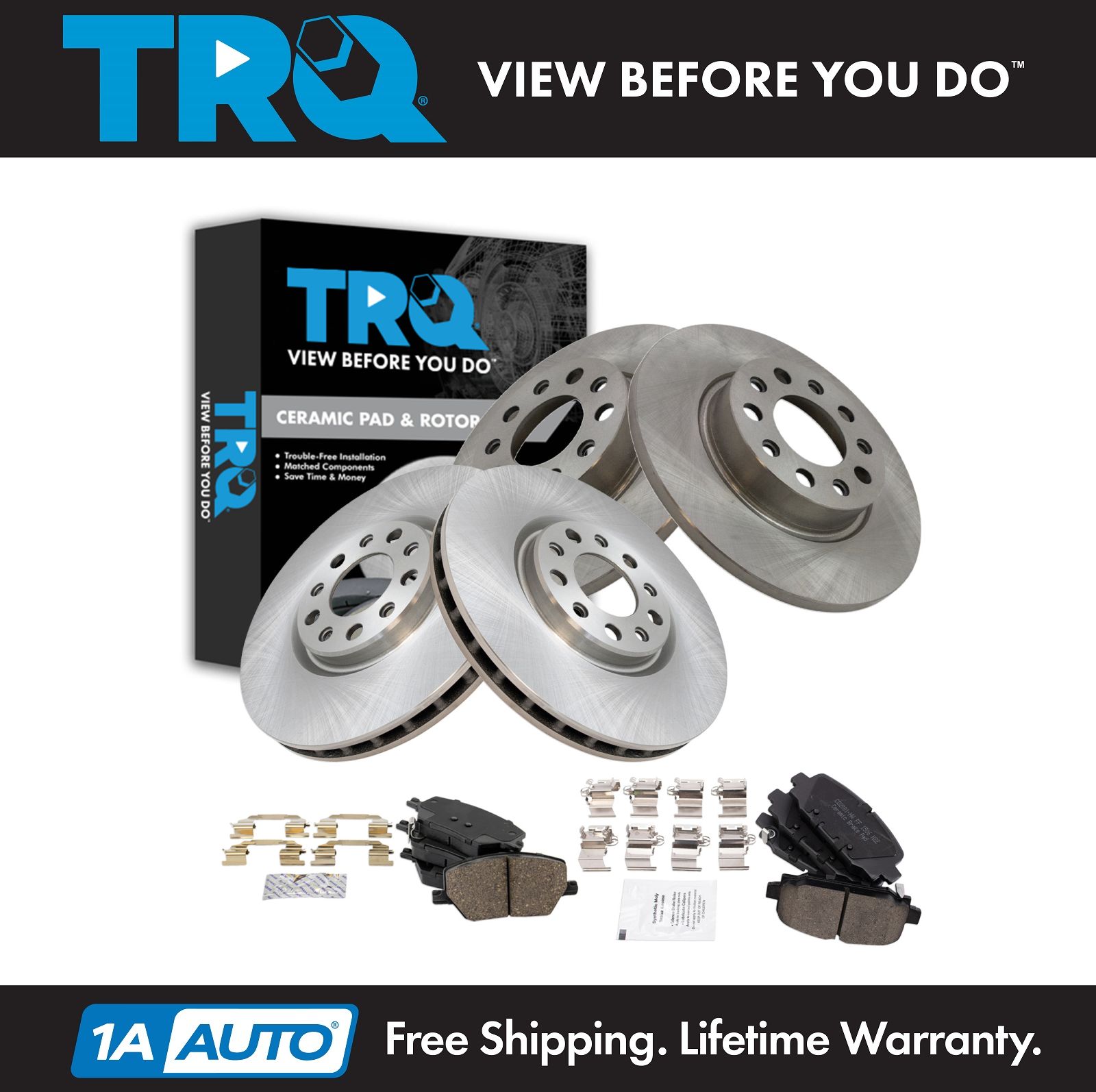 <b>Ceramic Brake Pad & Rotor Kit</b>