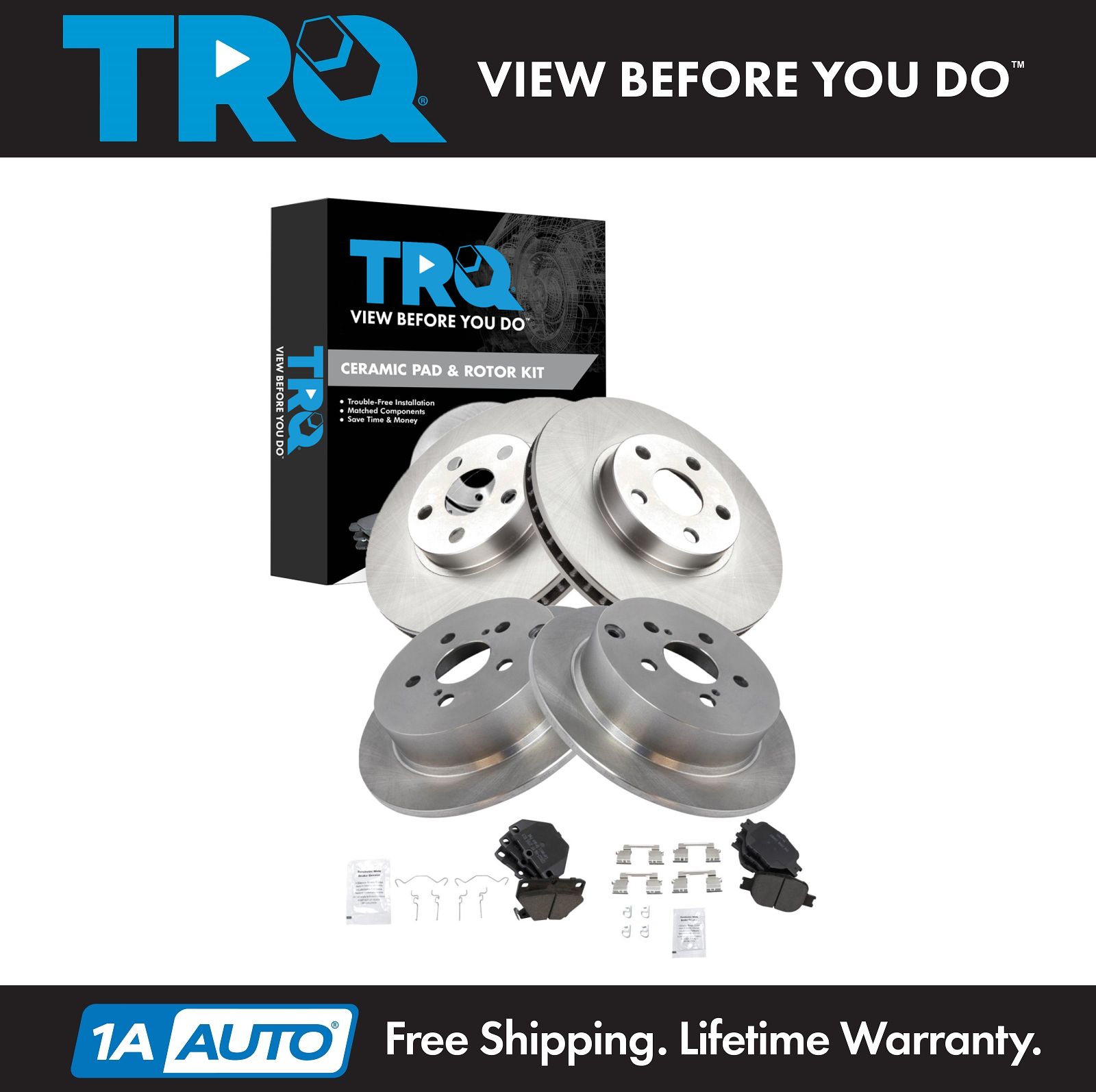 <b>Ceramic Brake Pad & Rotor Kit</b>