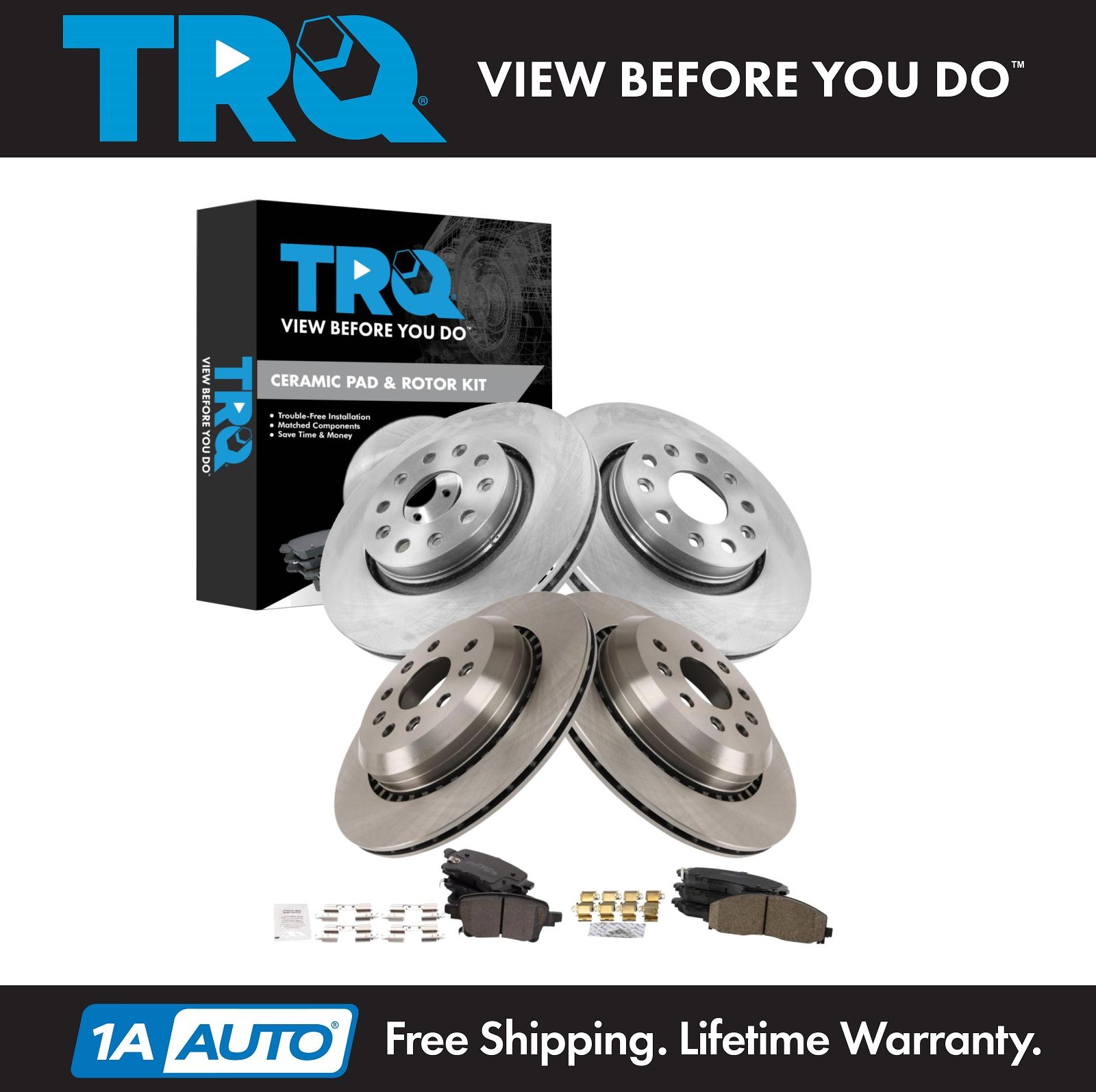 <b>Ceramic Brake Pad & Rotor Kit</b>