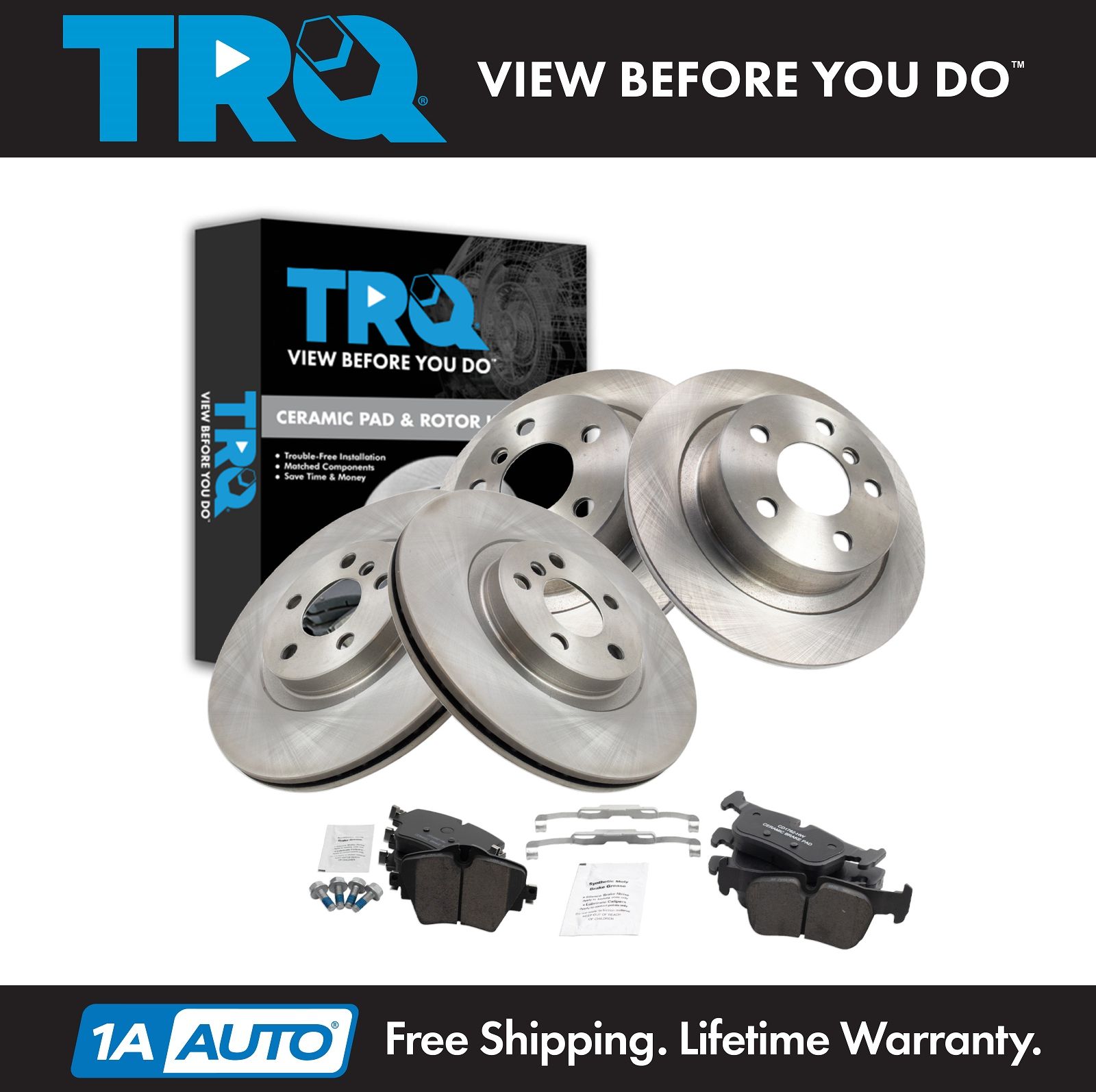 <b>Ceramic Brake Pad & Rotor Kit</b>