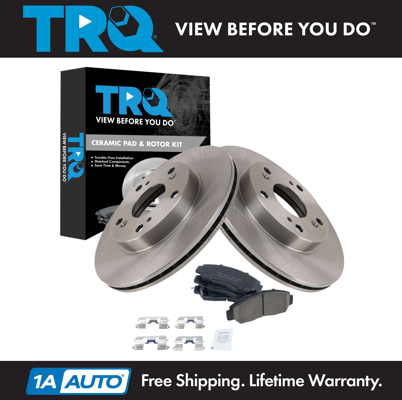 <b>Ceramic Brake Pad & Rotor Kit</b>