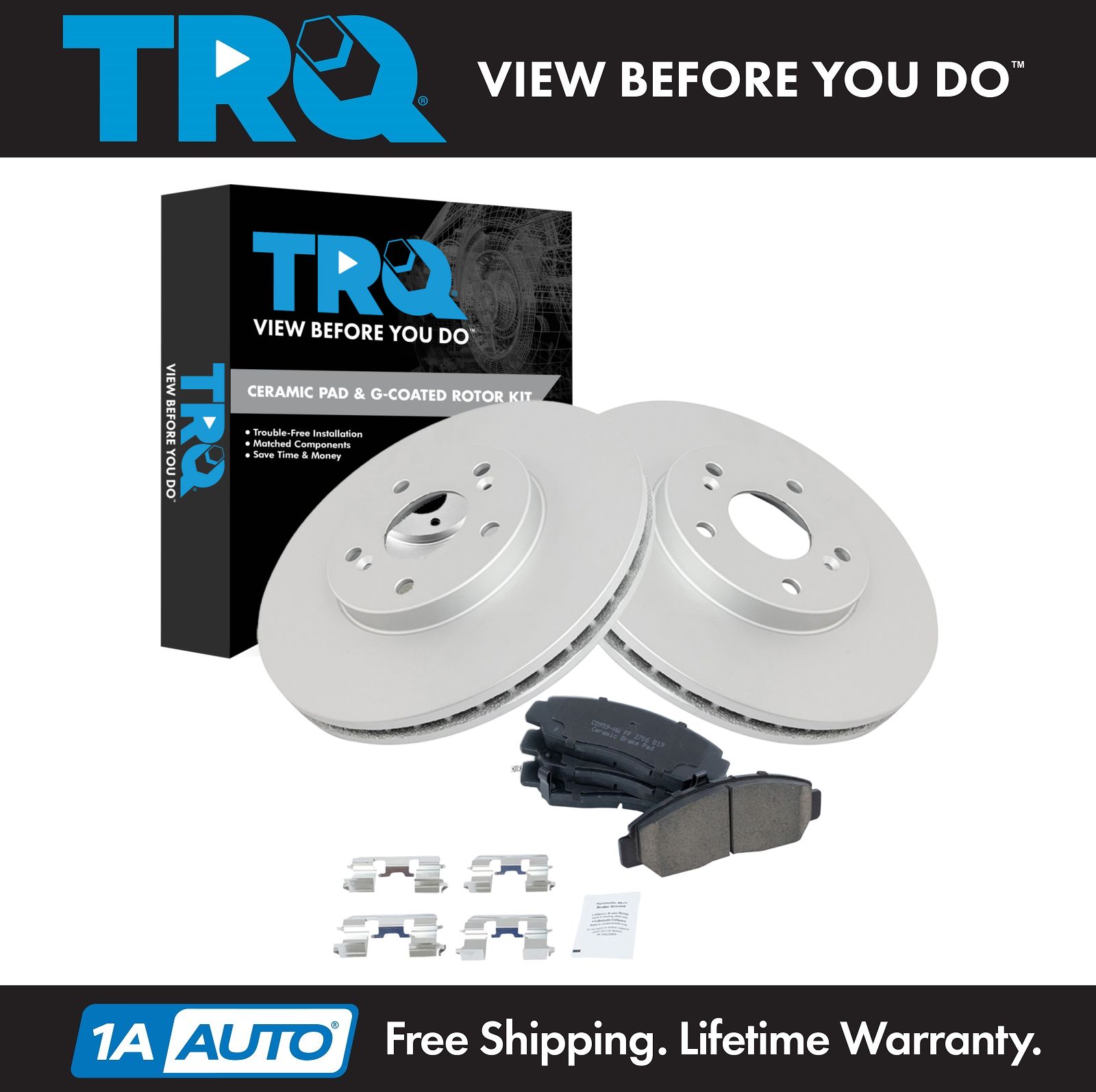 <b>Ceramic Brake Pad & Rotor Kit</b>