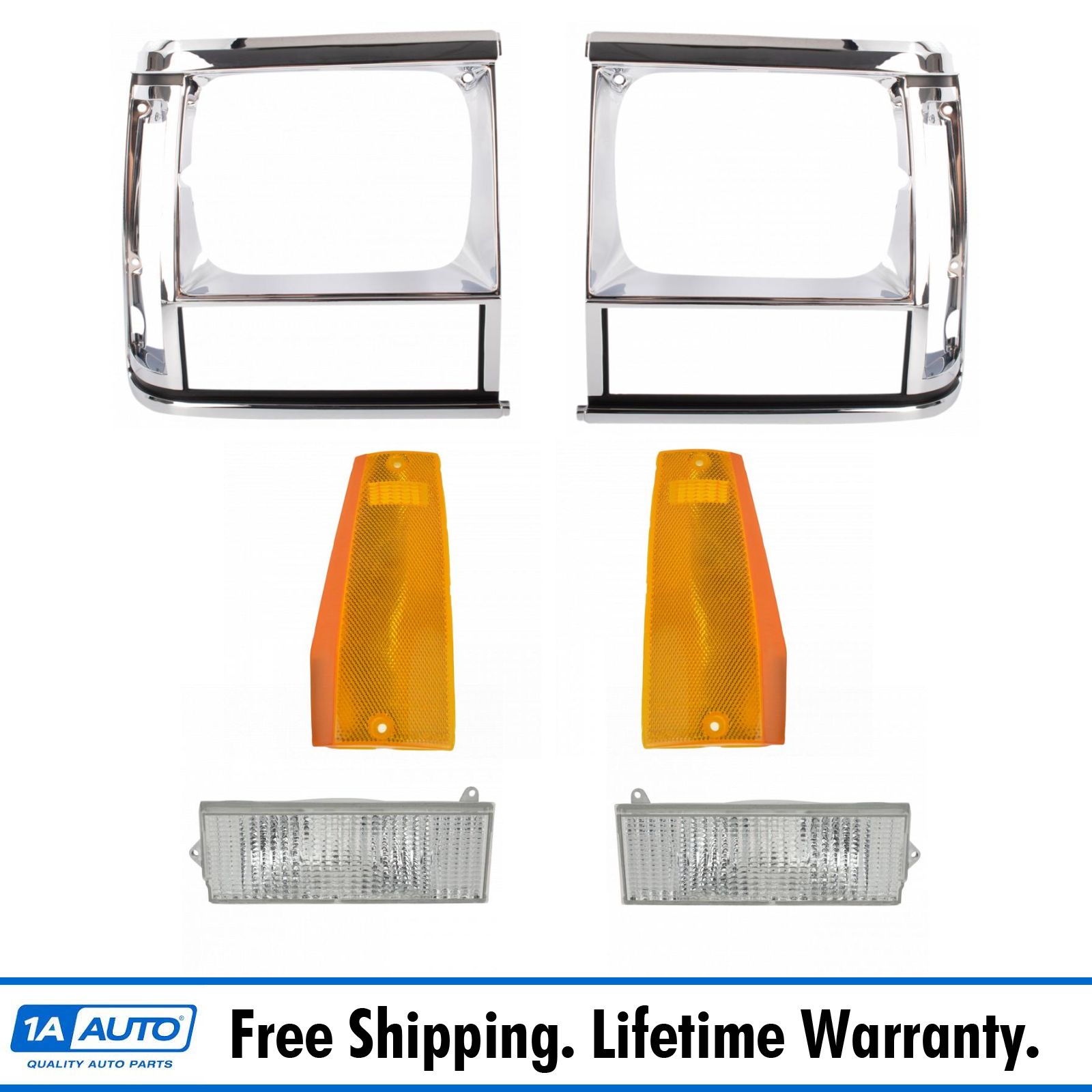 Headlight Bezel Side Marker Parking Light Lamp for 9196 Jeep Cherokee