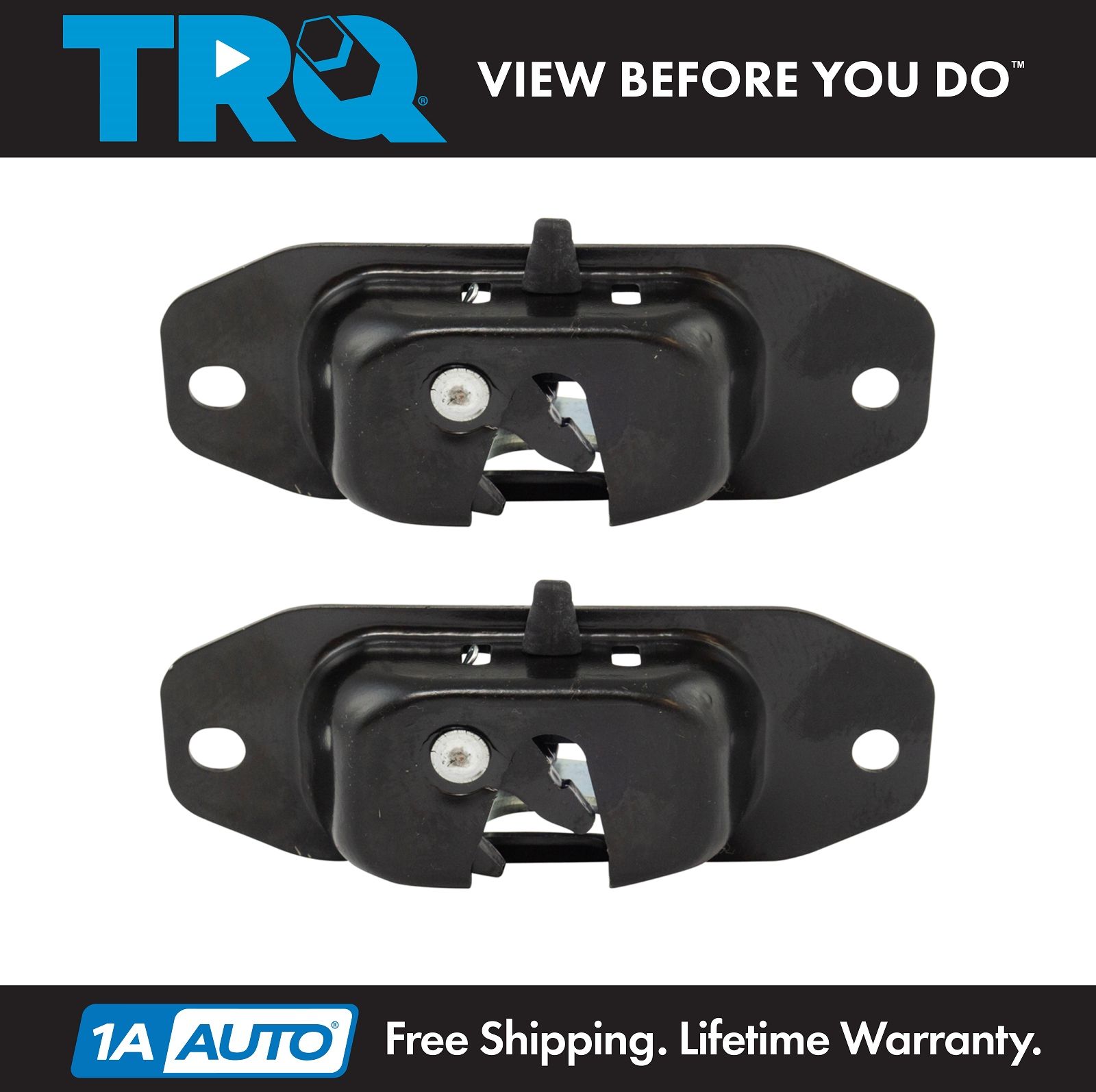 Rear Tailgate Latch Lock Release Assembly Pair 2pc Set for Sierra