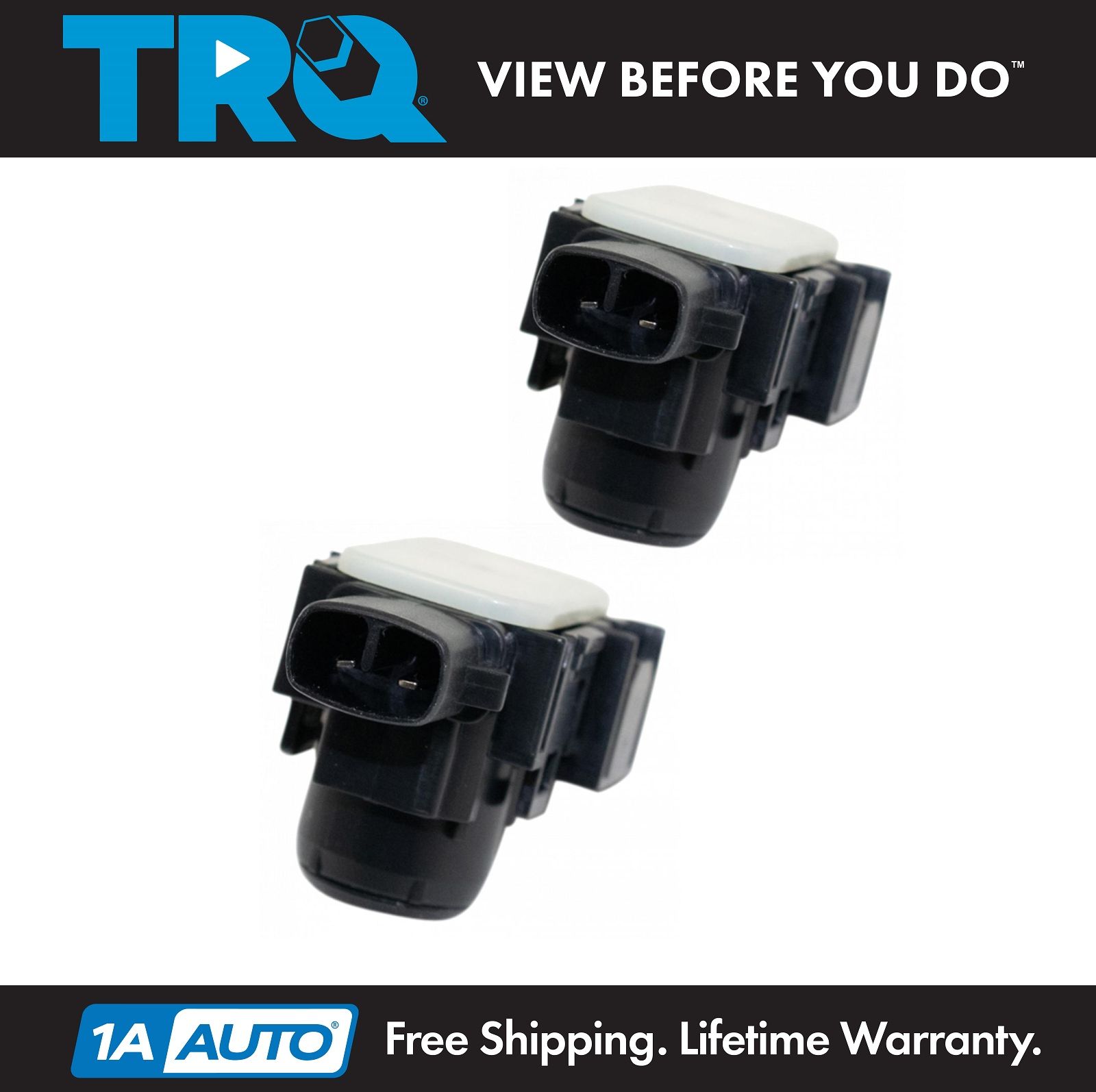 Front Rear Bumper Parking Assist Object Distance Sensor Pair for Toyota