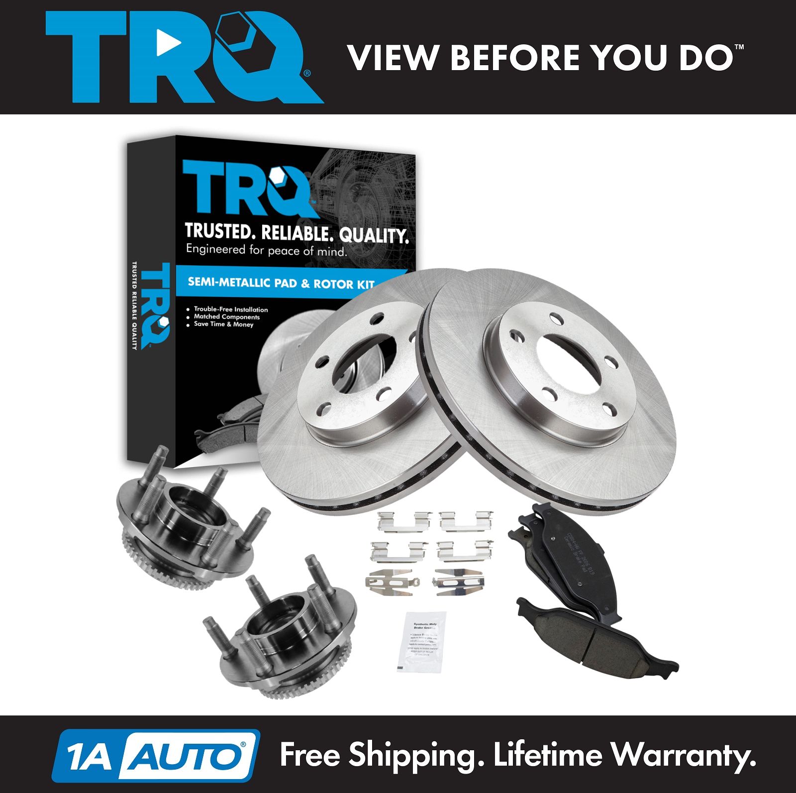 <b>Ceramic Brake Pad & Rotor Kit</b>