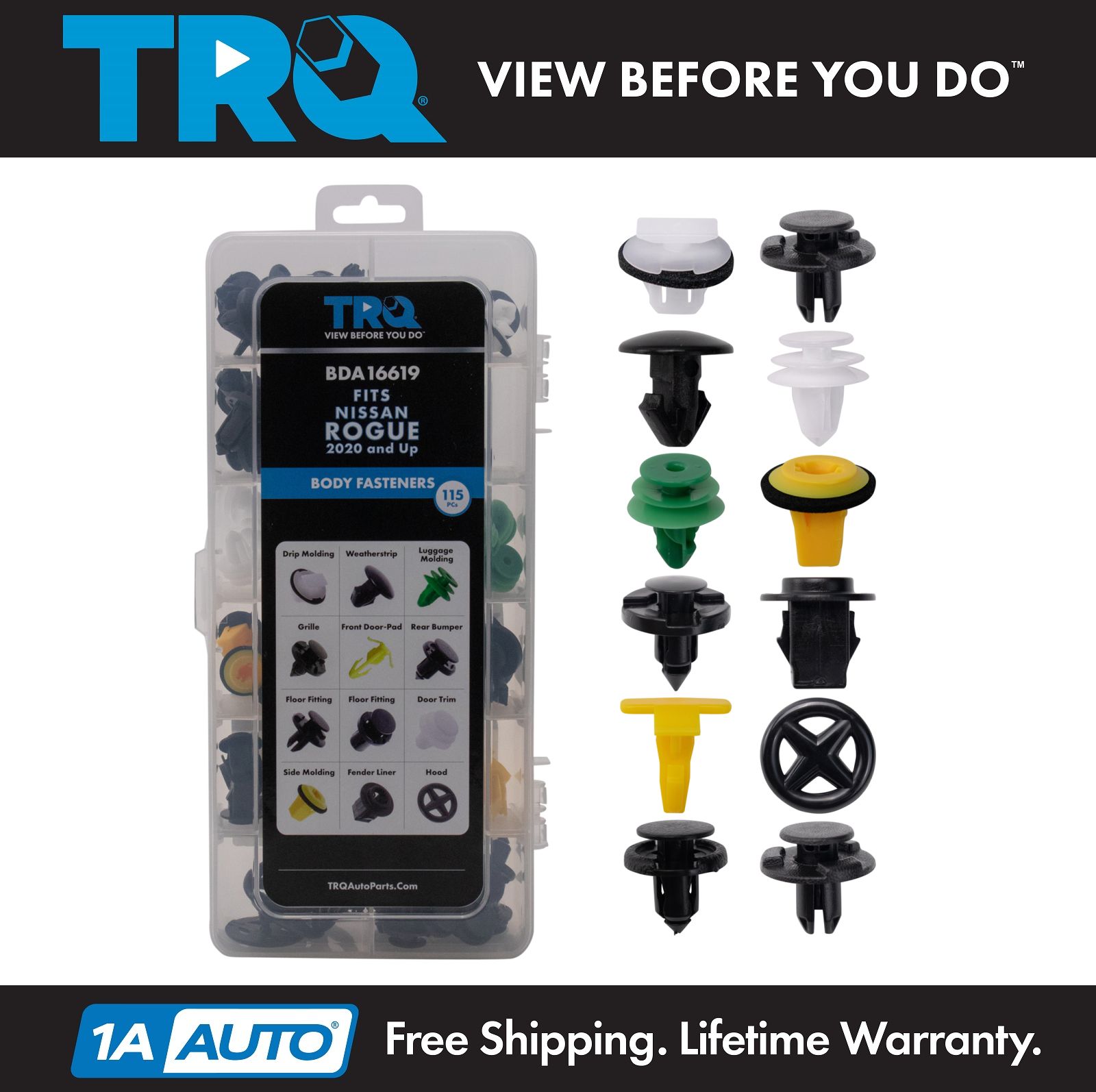 <b>Exterior Molding Clip Assortment</b>