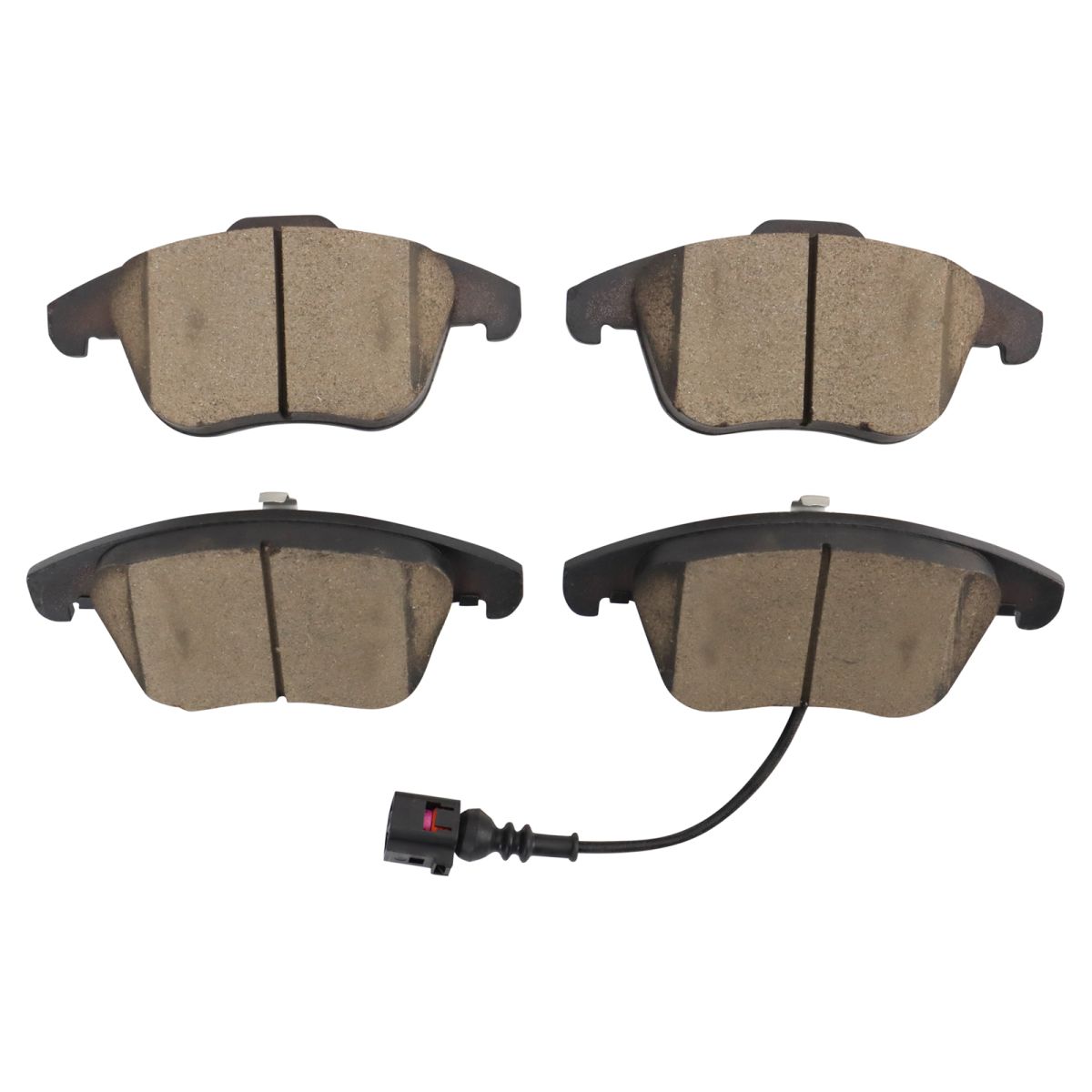 TRQ Front Premium Posi Ceramic Disc Brake Pad Set for VW Tiguan Passat