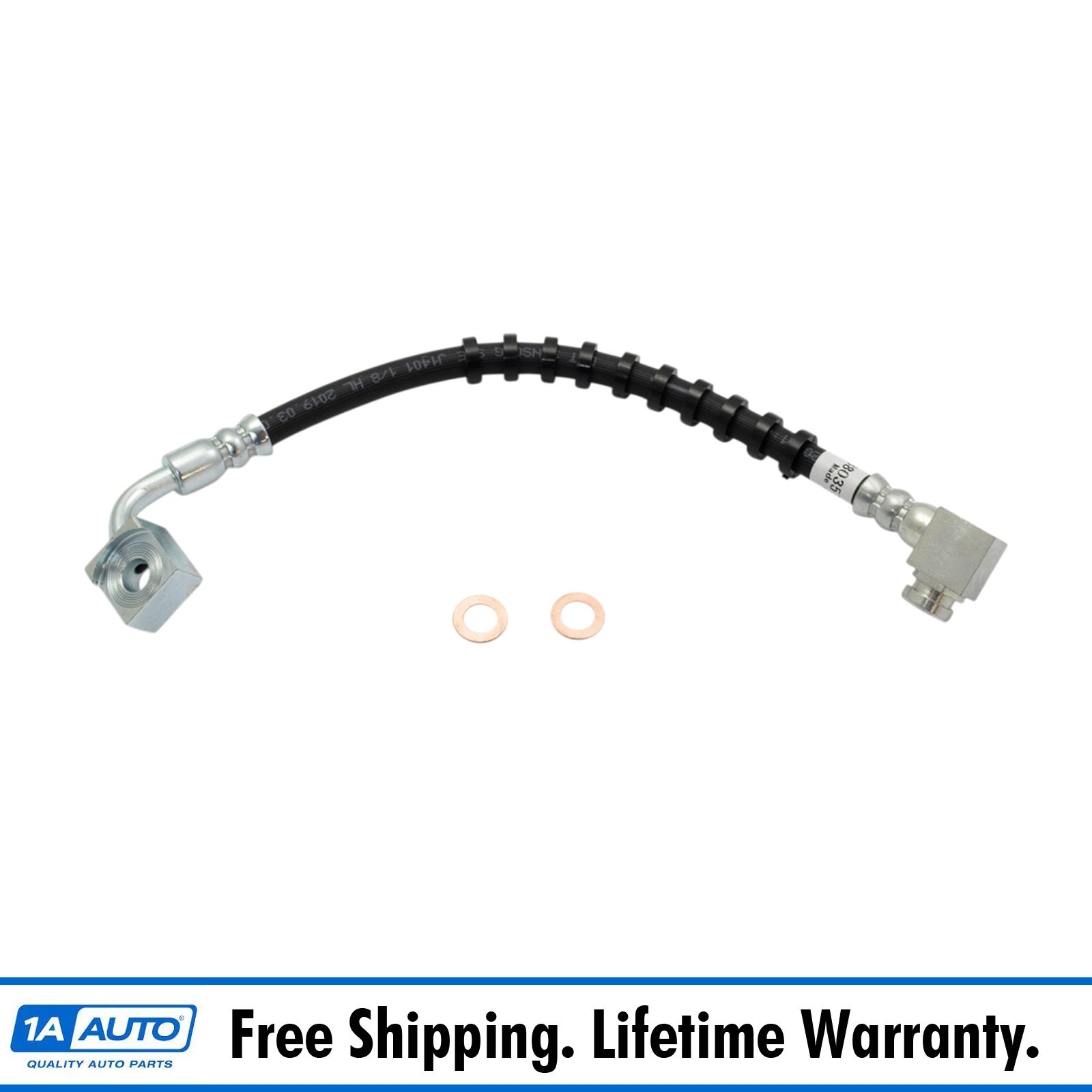 Raybestos Front Disc Brake Caliper Hose Passenger Side RH for Ford