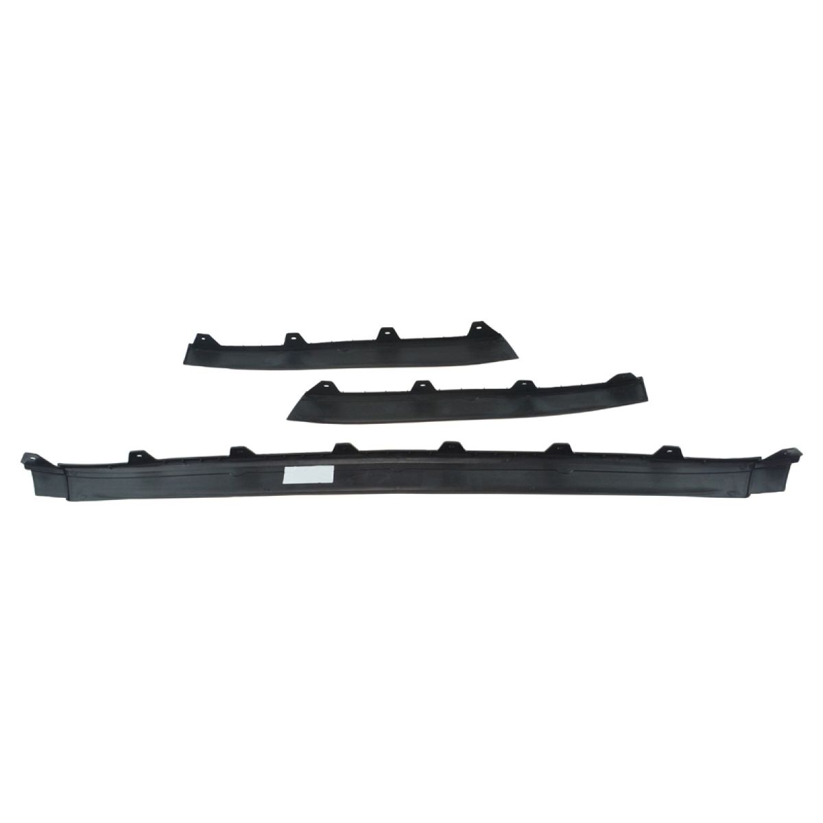 Front Lower 3 Piece Bumper Valence Panel Air Dam Deflector Kit for