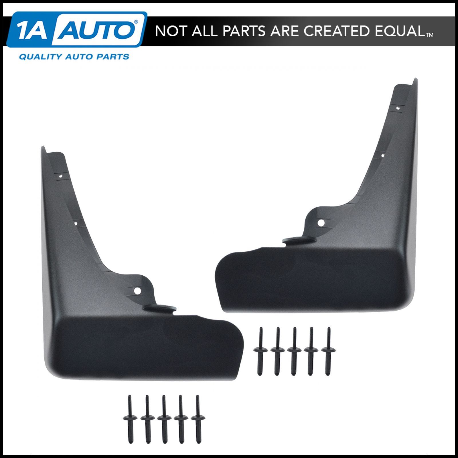 OEM Molded Black Plastic Rear Deluxe Splash Guard Mud Flap Pair for Charger New