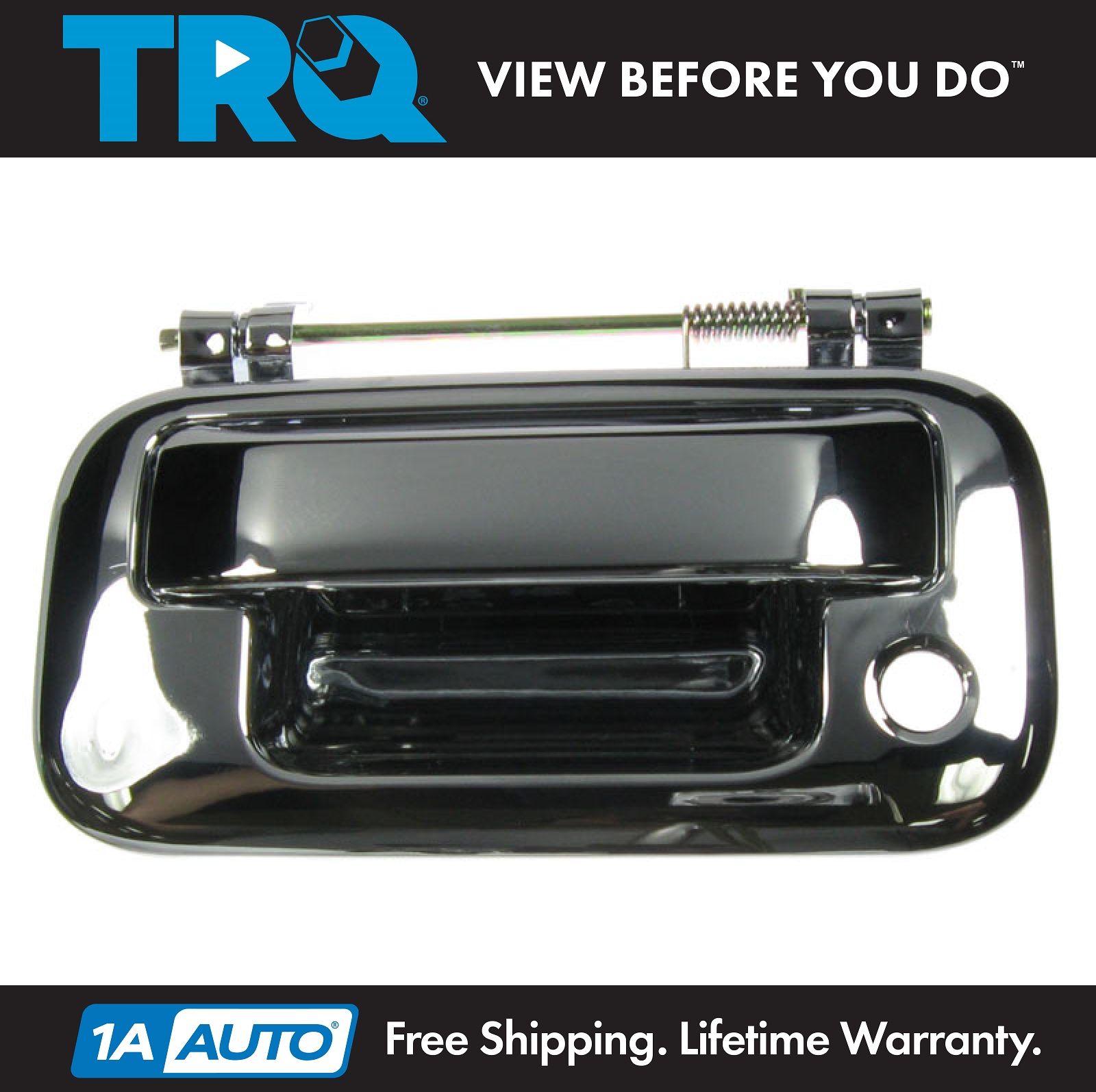 TRQ Chrome Tailgate Tail Gate Handle for Ford F150 F250 Explorer Sport