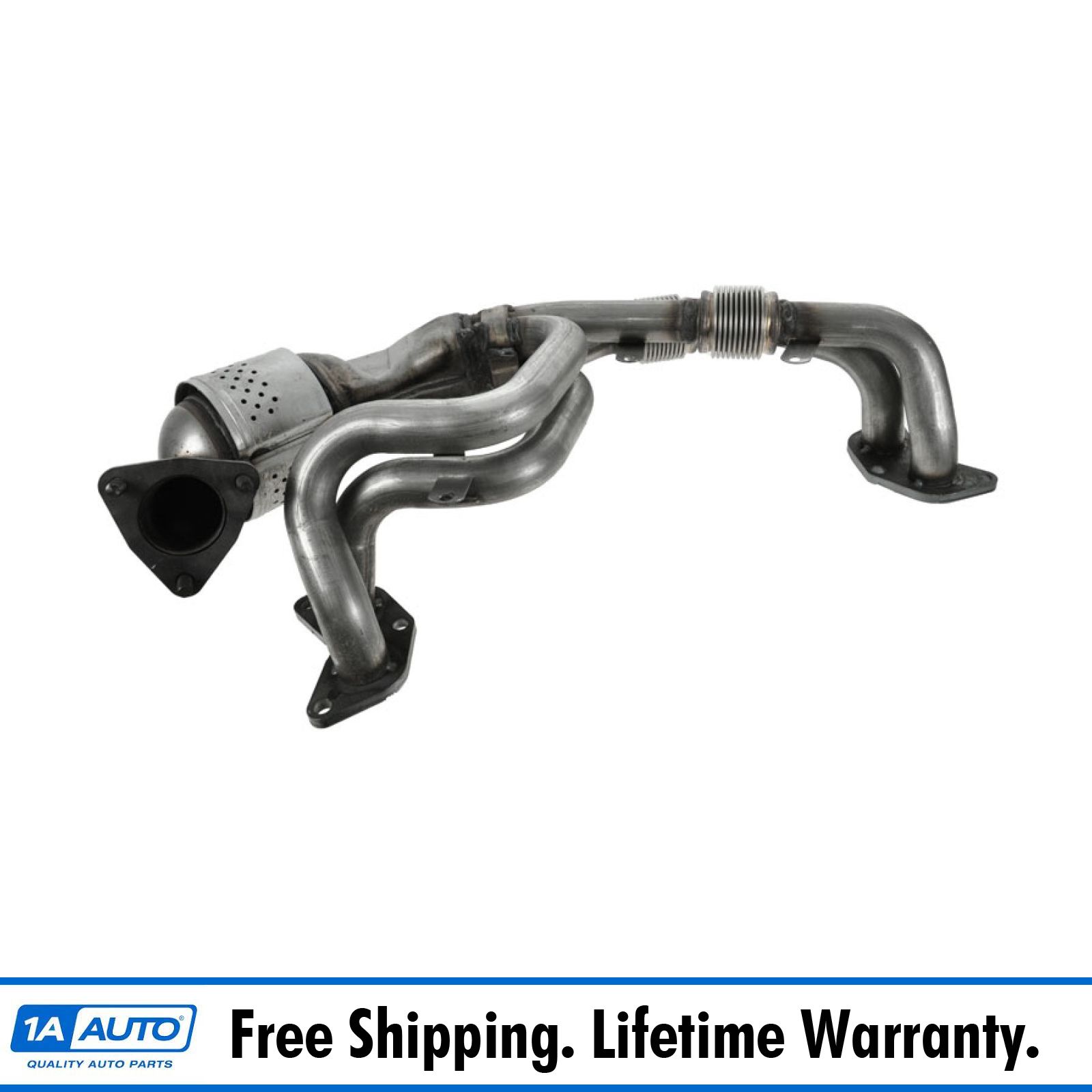 dual exhaust catalytic converter