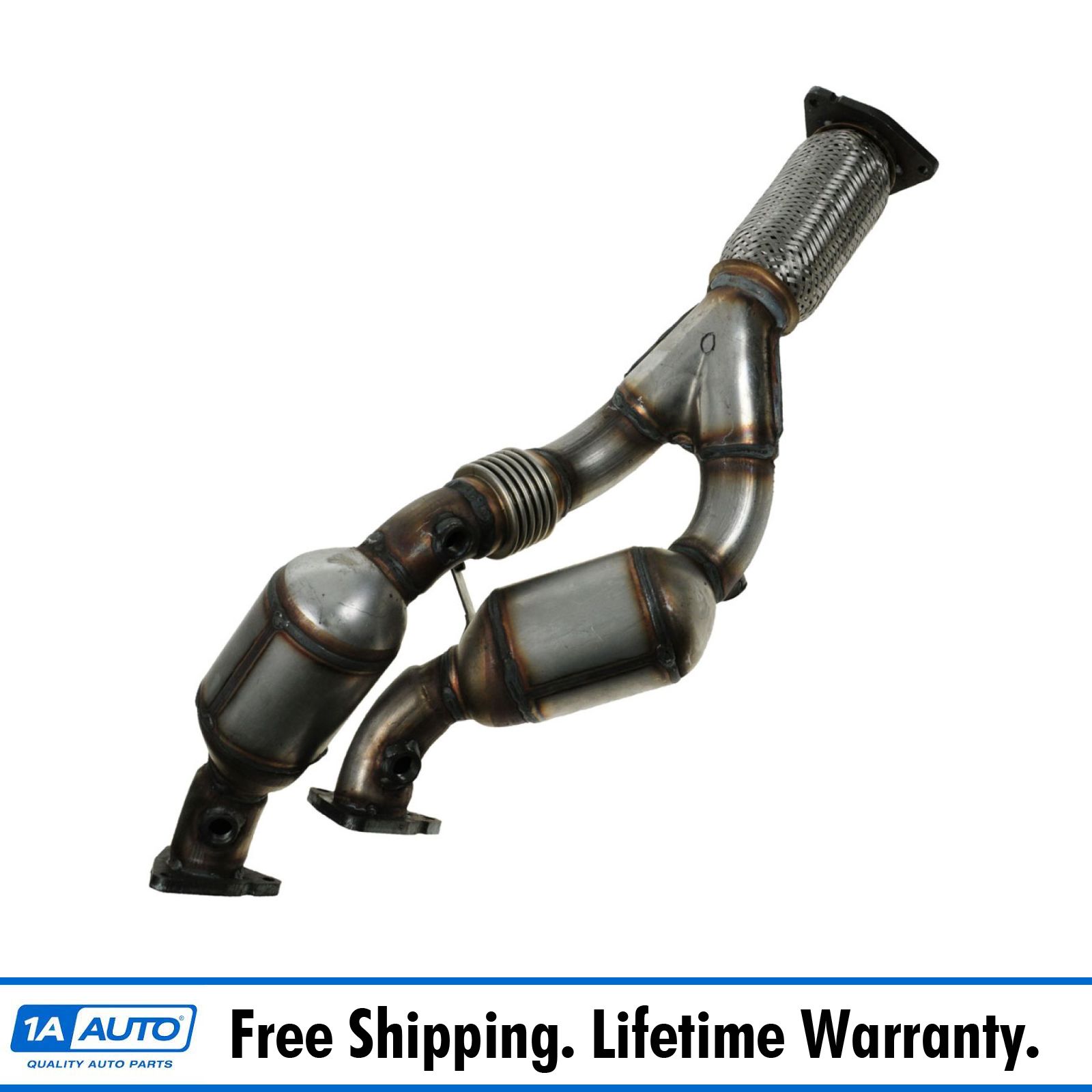 dual exhaust catalytic converter