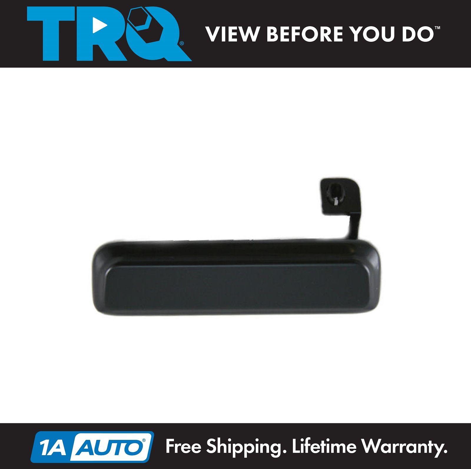 Black Outer Outside Exterior Door Handle Driver Lh Left For Escort