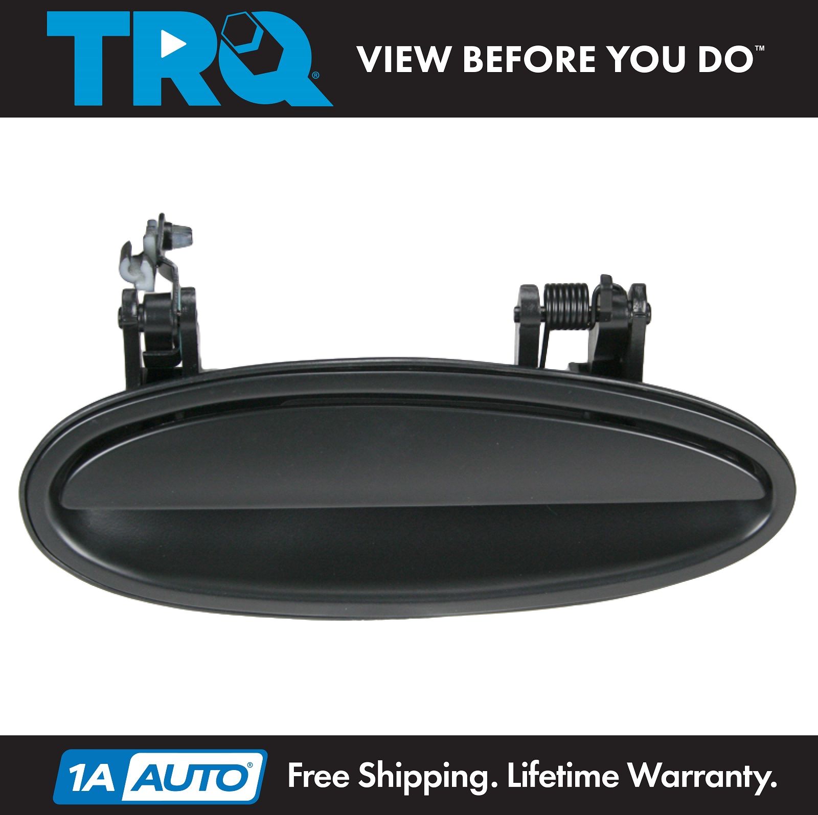 TRQ Rear Exterior Outside Door Handle Passenger Side RH