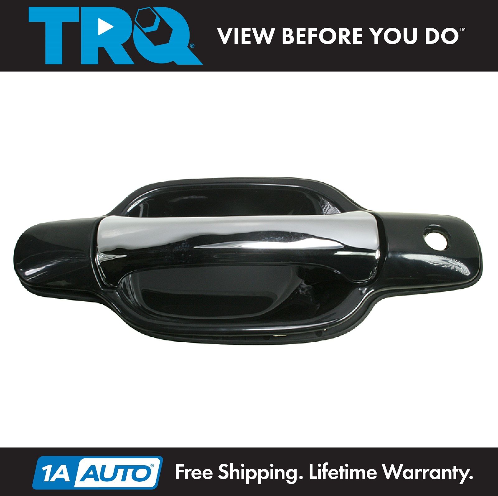 Chrome Outside Exterior Chrome Door Handle Front Driver Side LH for Chevy Pickup