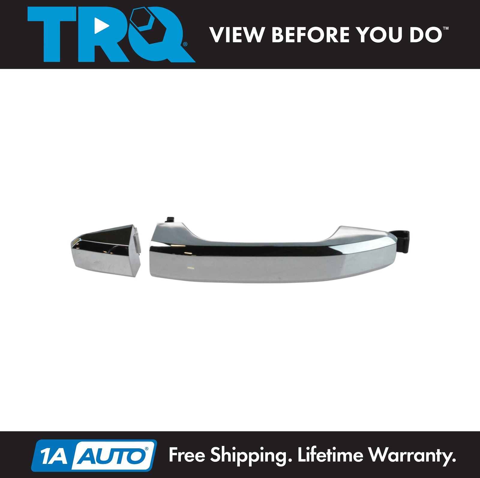 Chrome Outside Exterior Chrome Door Handle Front Driver Side LH for Chevy Pickup