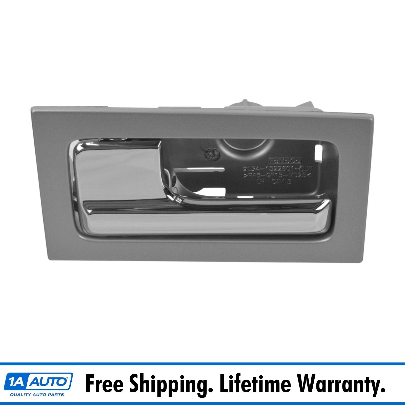 Details About Oem 9l3z1522601cb Inside Door Pull Handle Platinum Chrome Lf Or Lr For F150