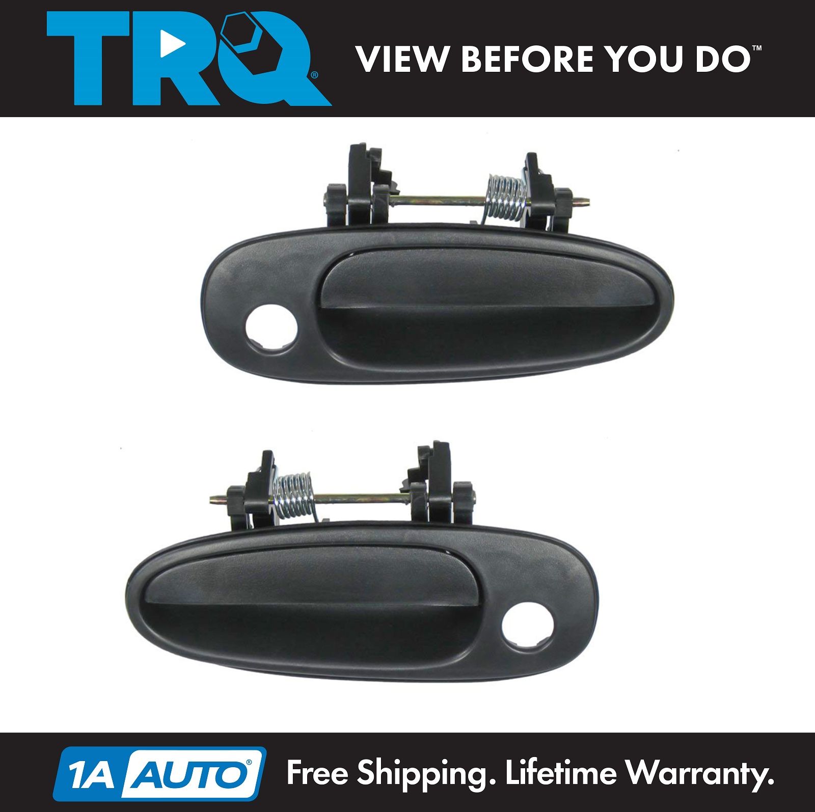 Rear Outer Outside Exterior Door Handle Left /& Right Pair Set for Corolla Prizm