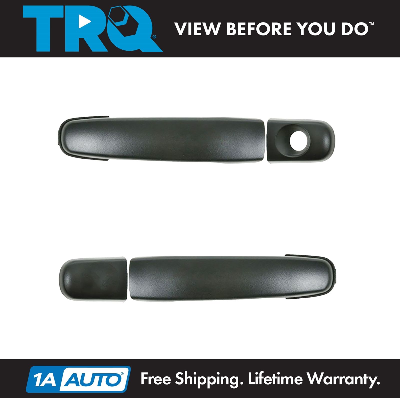for Chevy Pontiac Outside Exterior Door Handle Front Left Right Set Textured