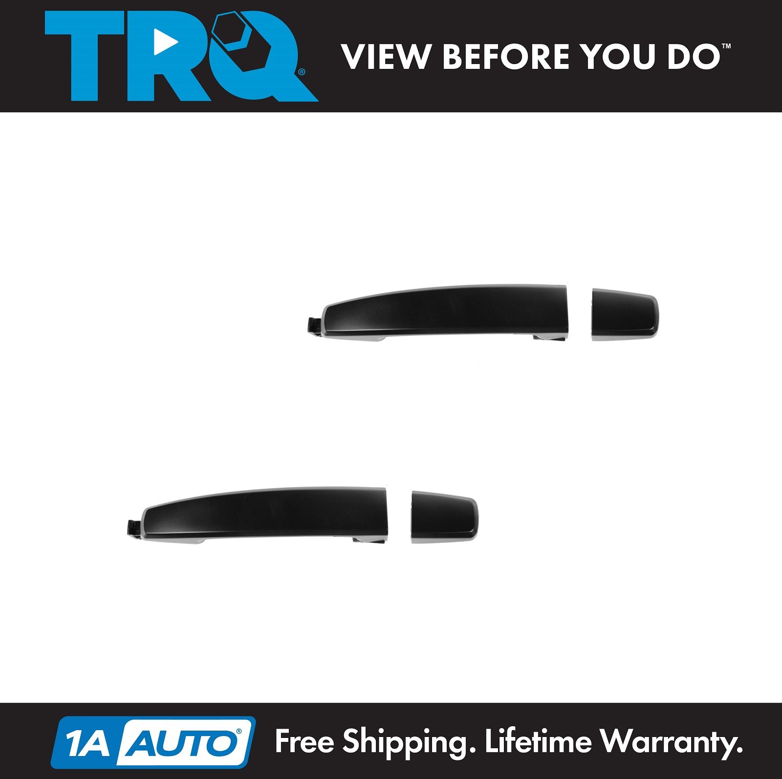 Door Handle with Keyhole Chrome Front Outer LH or RH for Aveo Captiva Sport Vue