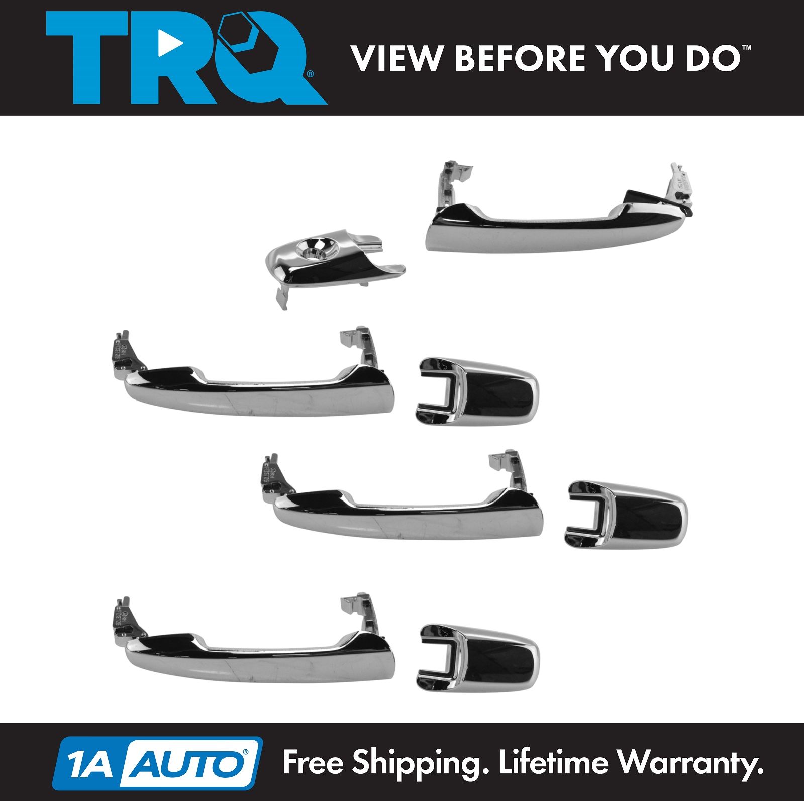 Outside Exterior Door Handle Chrome Front Left Driver Side for Flex Edge MKX
