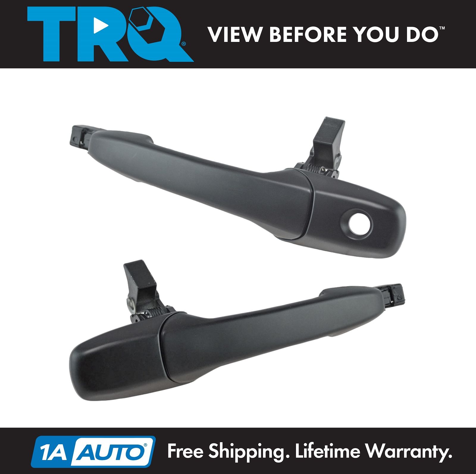 fits Ford Outside Exterior Sliding Door Handle Black Passenger Side