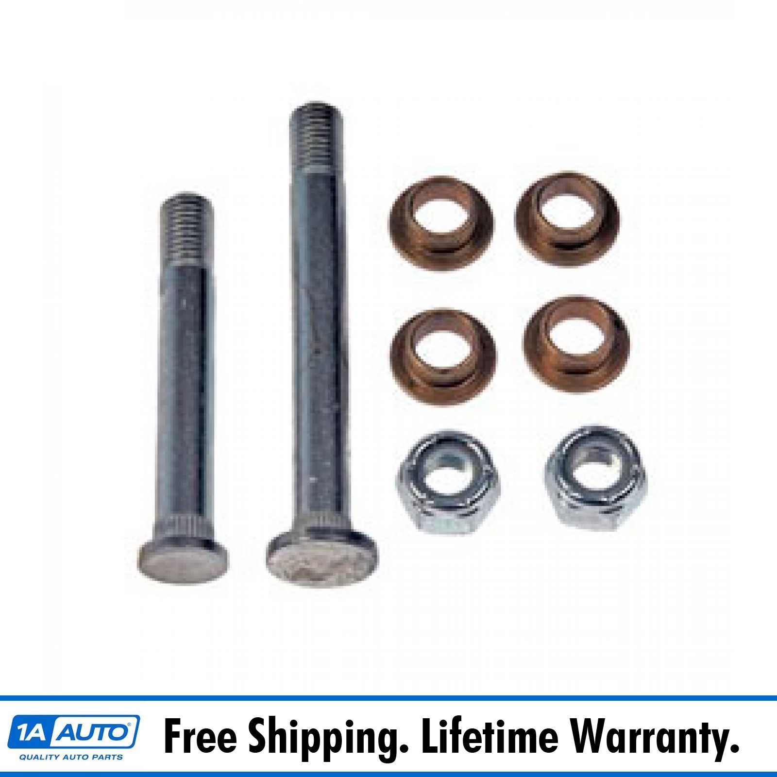 Front Upper Lower Door Hinge Pins Bushings Lock Nuts Kit Set for Accord