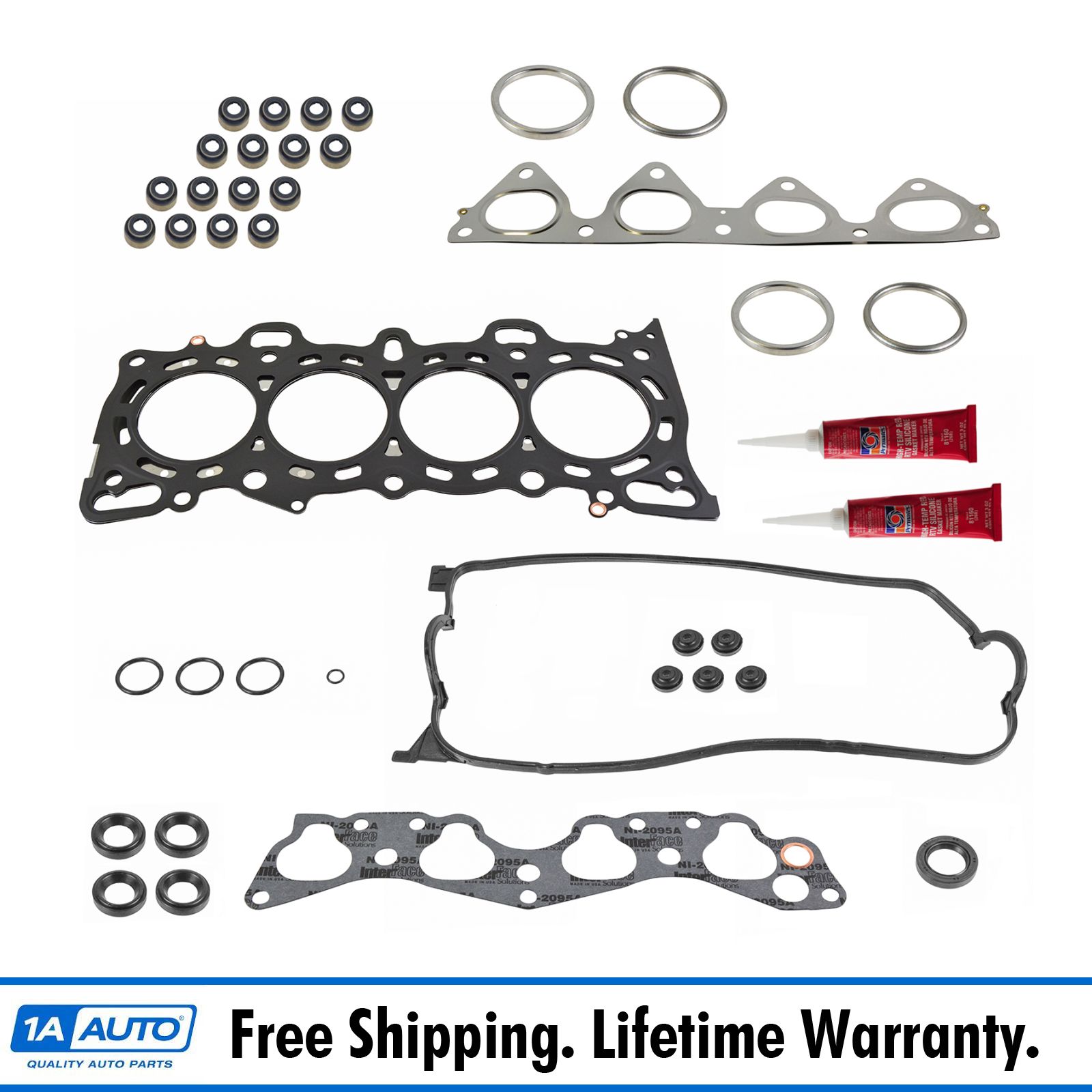 Head Gasket w/ RTV Gasket Maker Kit Set for Honda Civic/Del Sol Acura