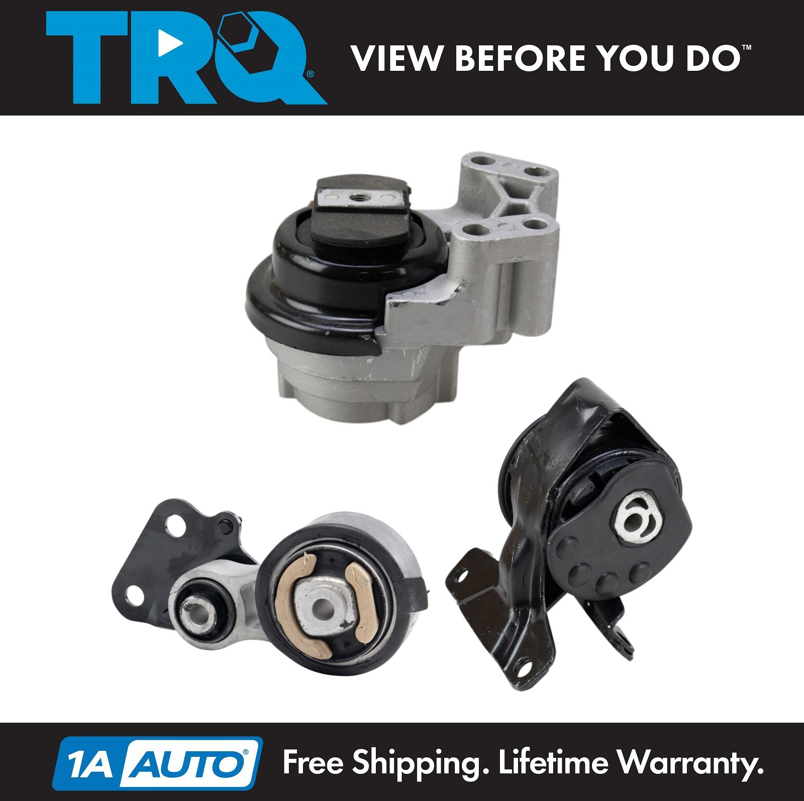 Complete Shock Absorber Set TRQ Rear Shock Absorber Set For 2007-2010 Ford  Edge \u0026 Lincoln MKX - Complete 2-Piece Replacement Kit 2007-2010 Edge  Replacement, image size:1600x1594