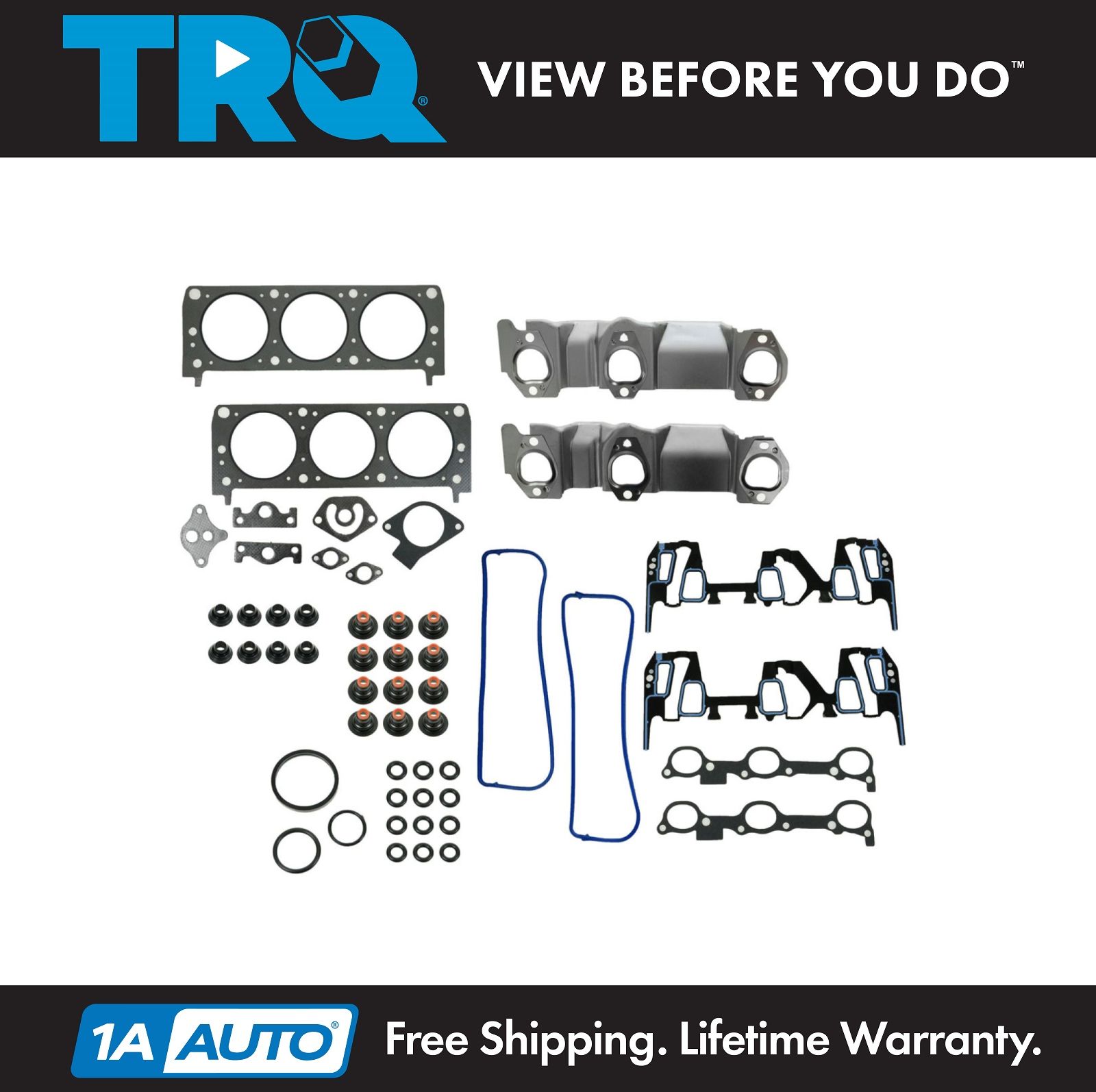 Engine Head Gasket Set Graphite for Buick Chevy Pontiac Oldsmobile V6 3