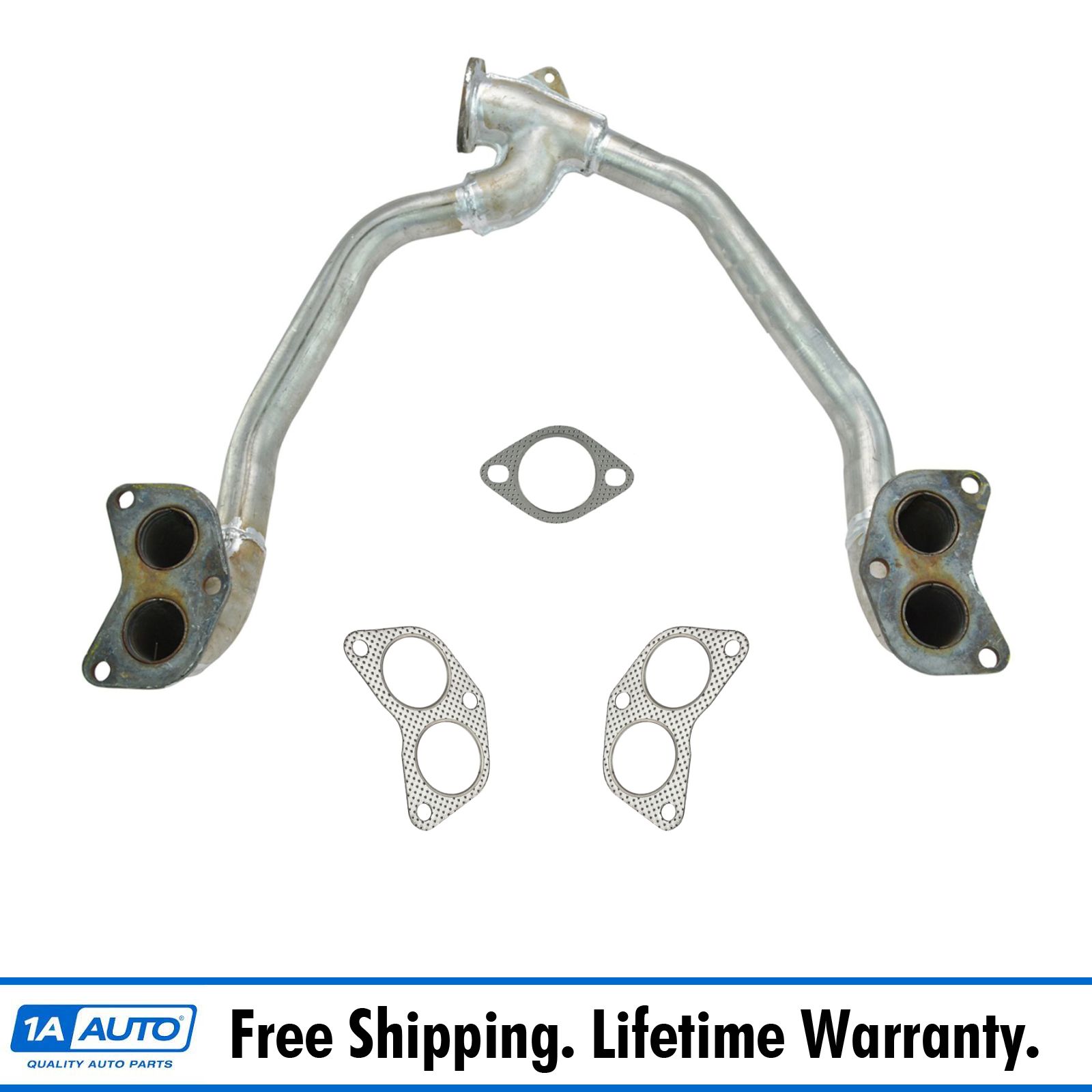 Direct Fit Rear Muffler Assembly /& Gasket For 00-04 Subaru Legacy Sedan 2.5L