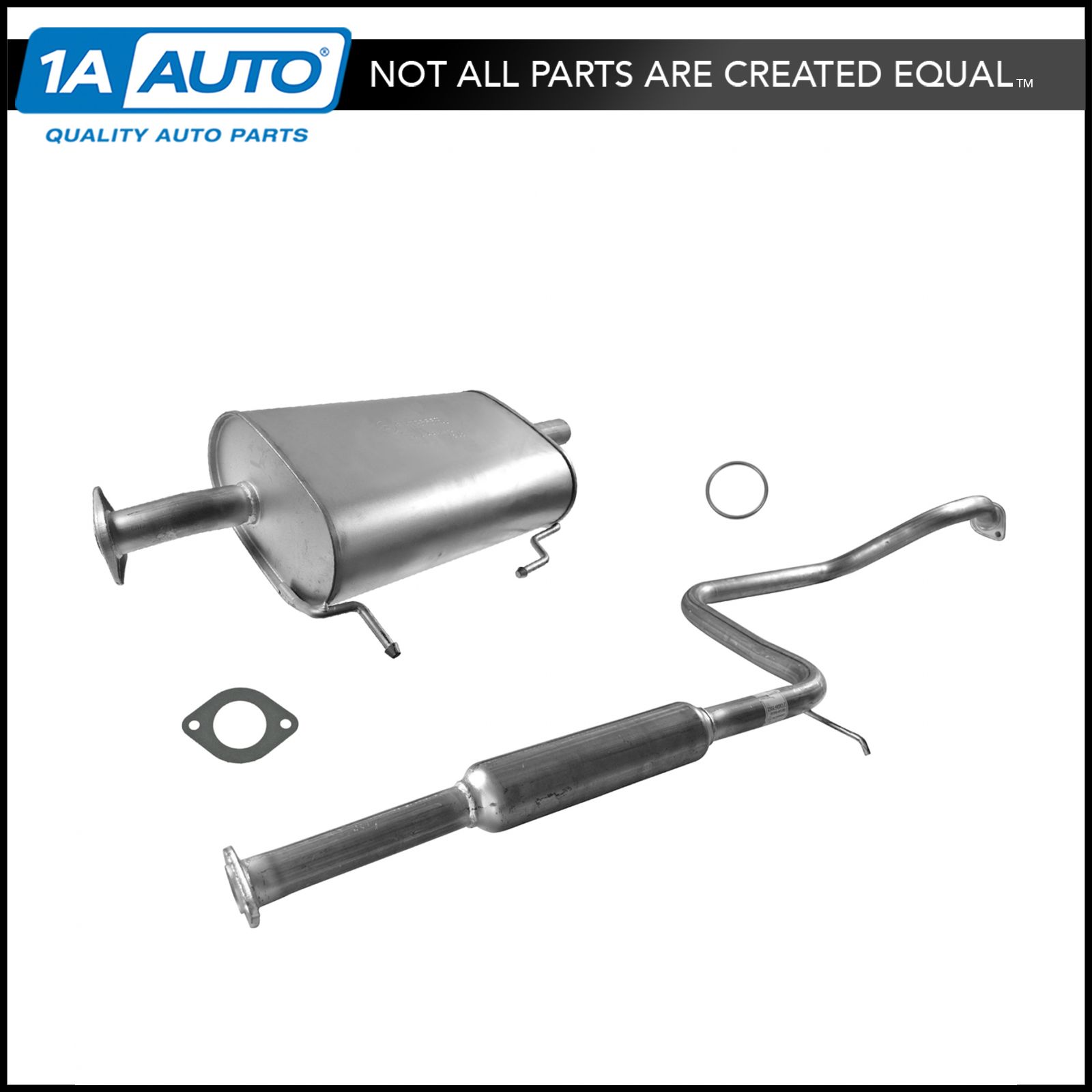 Complete Cat Back Exhaust System NEW for 00-04 Subaru Legacy Sedan H4 2.5L