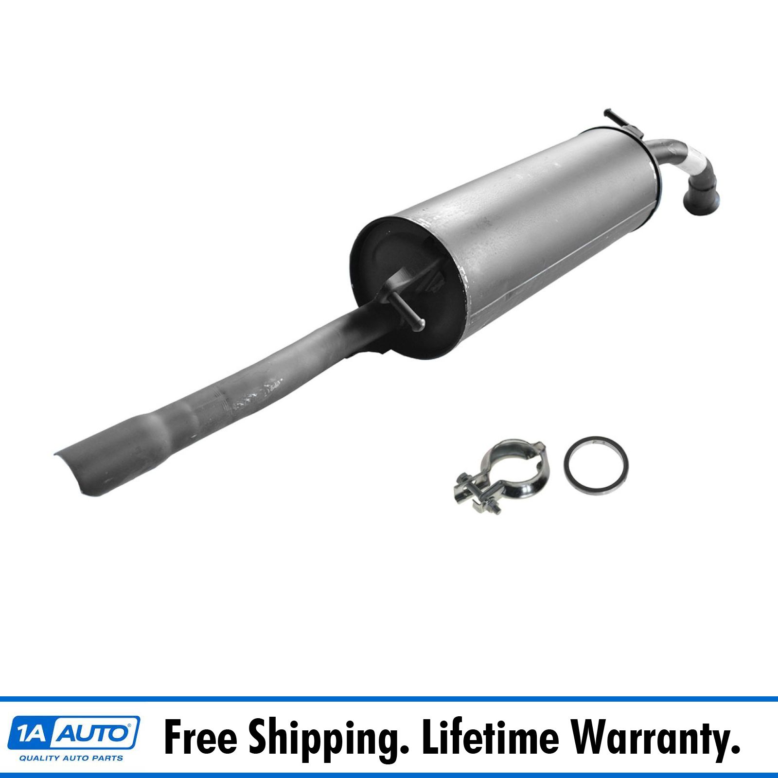 Rear Exhaust Pipe Muffler Section With Gasket for 97-99 Toyota Camry L4 2.2L
